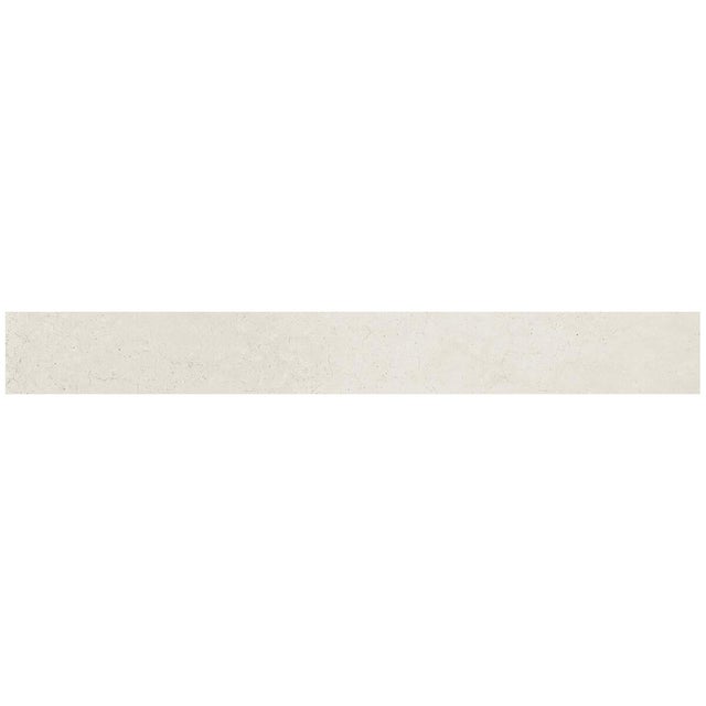 Piastrella battiscopa Metropolis in gres porcellanato bianco opaco L 60 x H 7.5 cm
