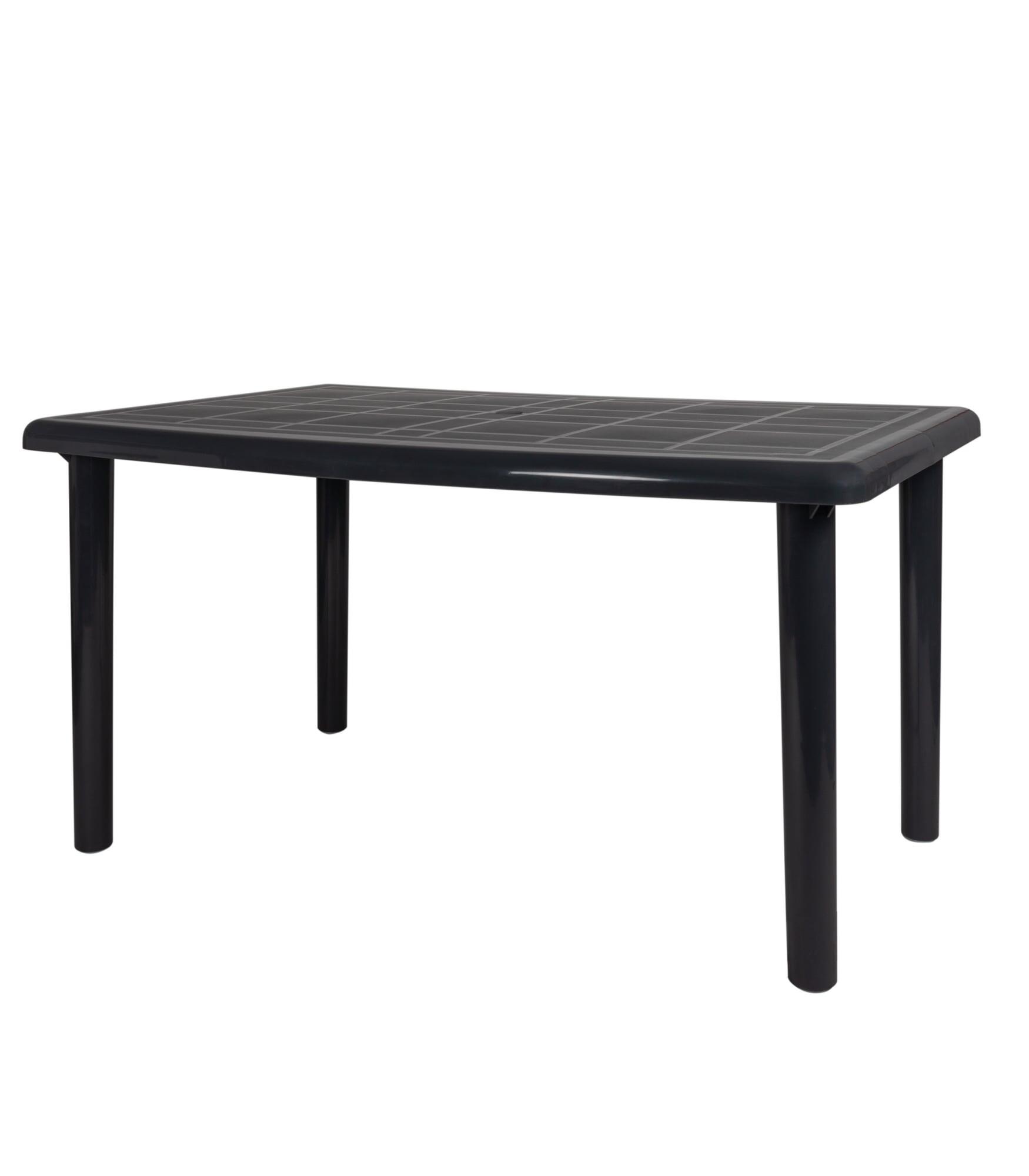 Mesa de café do jardim retangular preto 73x cm Resol - 2