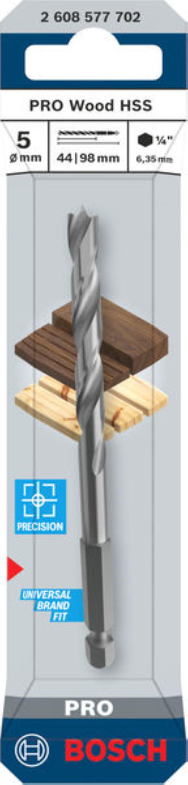 Mèche à bois Diam.5 mm L.99 mm - BOSCH