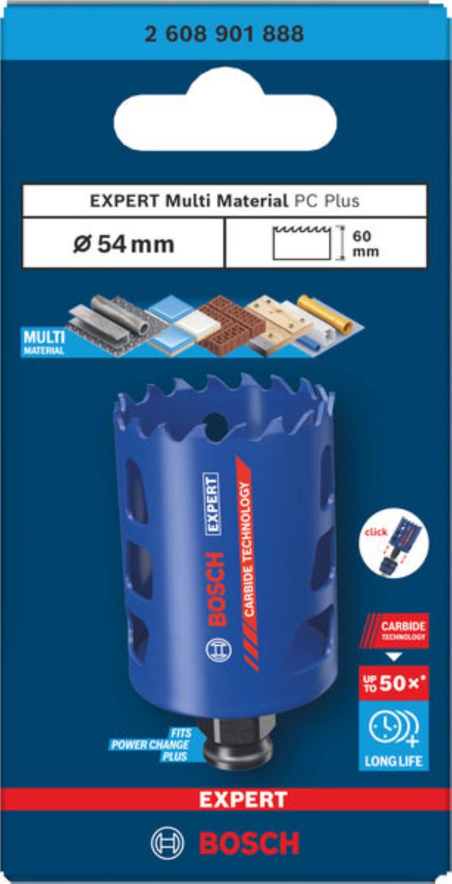 Scie cloche multi-matériaux Diam.54 mm - BOSCH