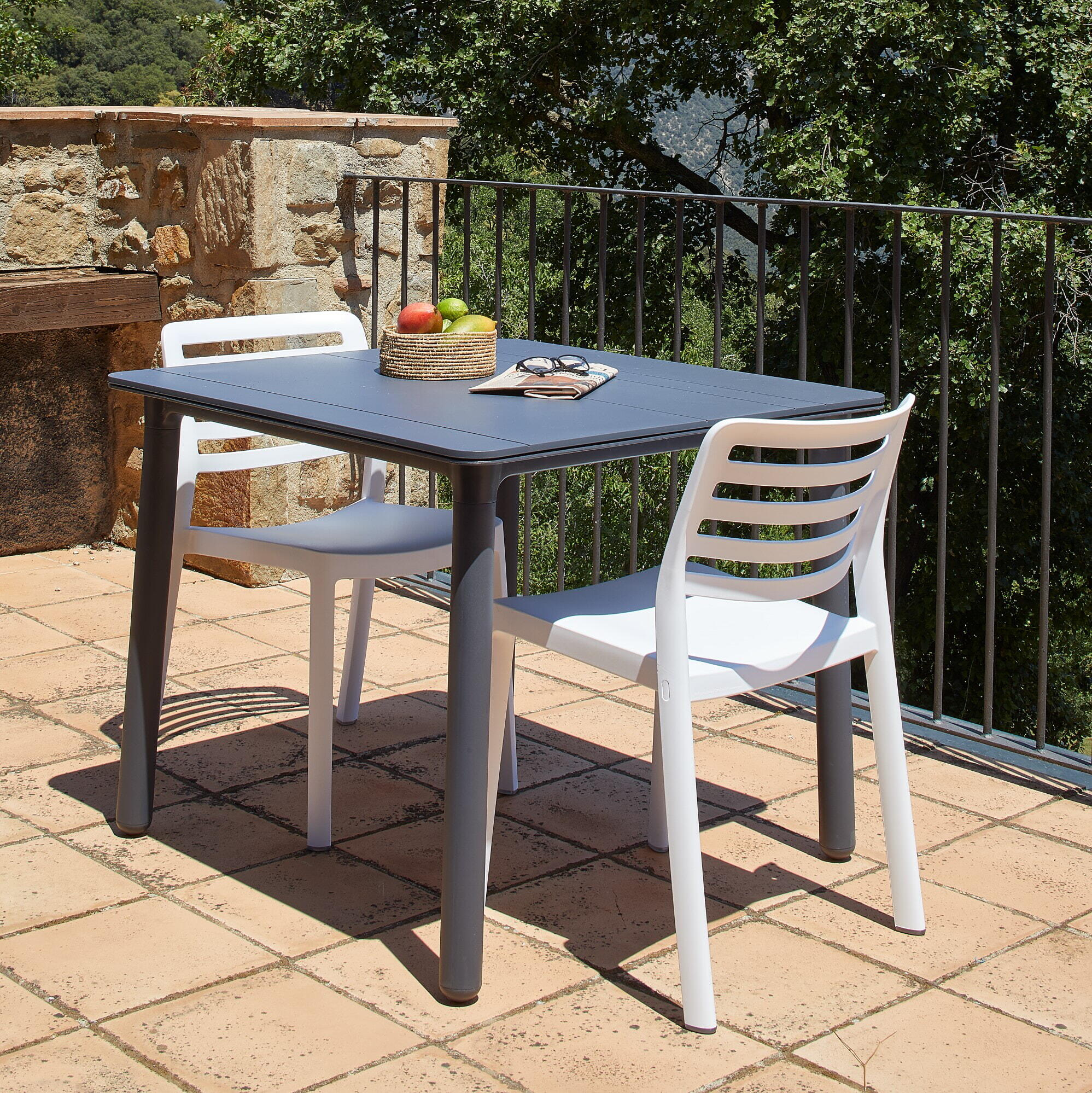 Cadeira de resina WIND ANTRACITE - 8