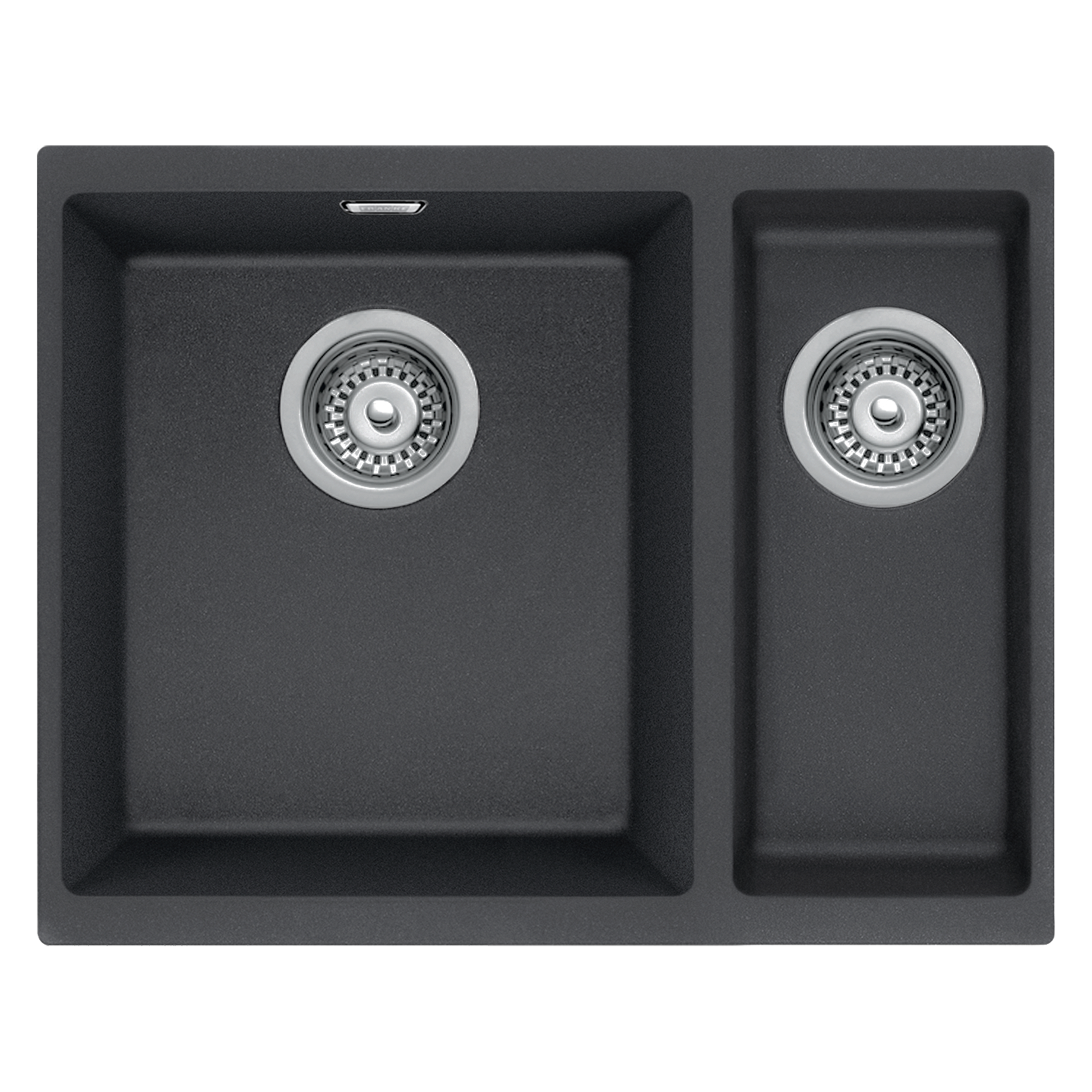 Zlewozmywak konglomeratowy Tectonite półtorakomorowy bez ociekacza prostokątny podwieszany onyx SID 160-34-16