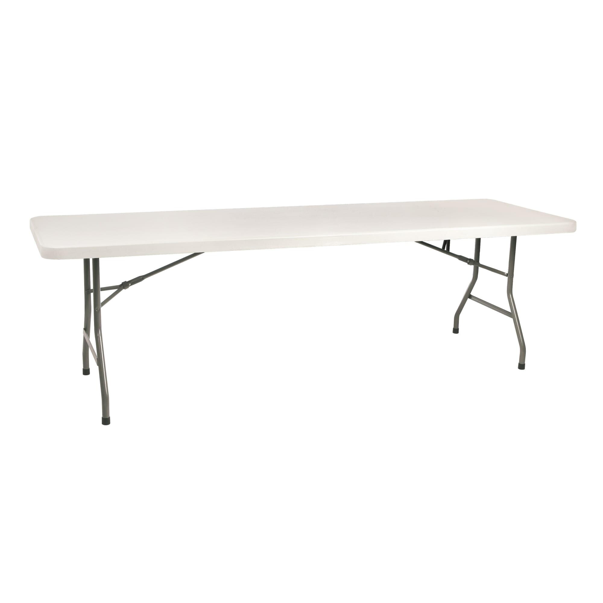 mesa de jardin de acero wagner gris de 755x74x243 cm