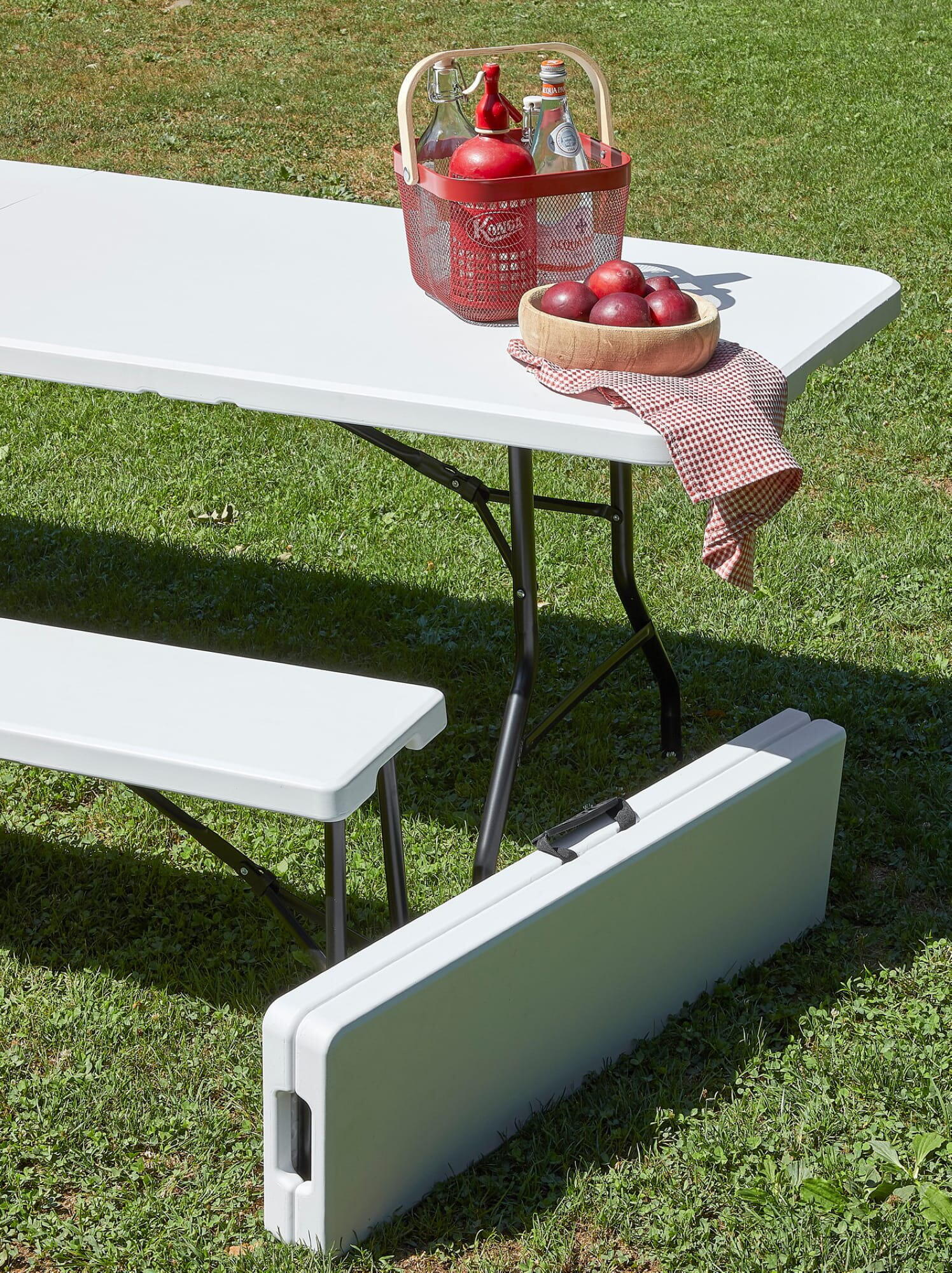 Mesa catering rectangular dobrável 76x50x73 cm Easy - 10