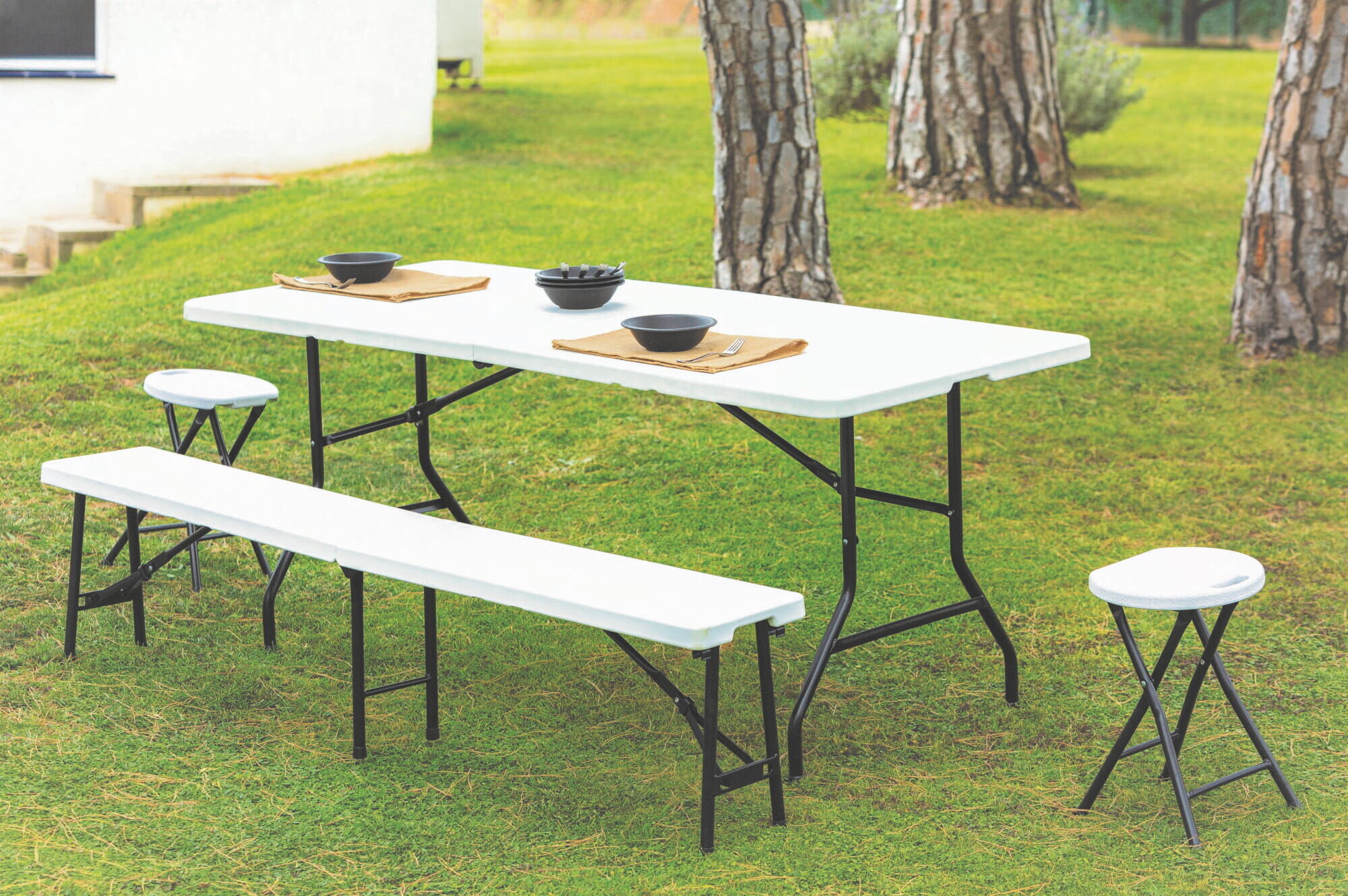 Mesa catering rectangular dobrável 76x50x73 cm Easy - 4