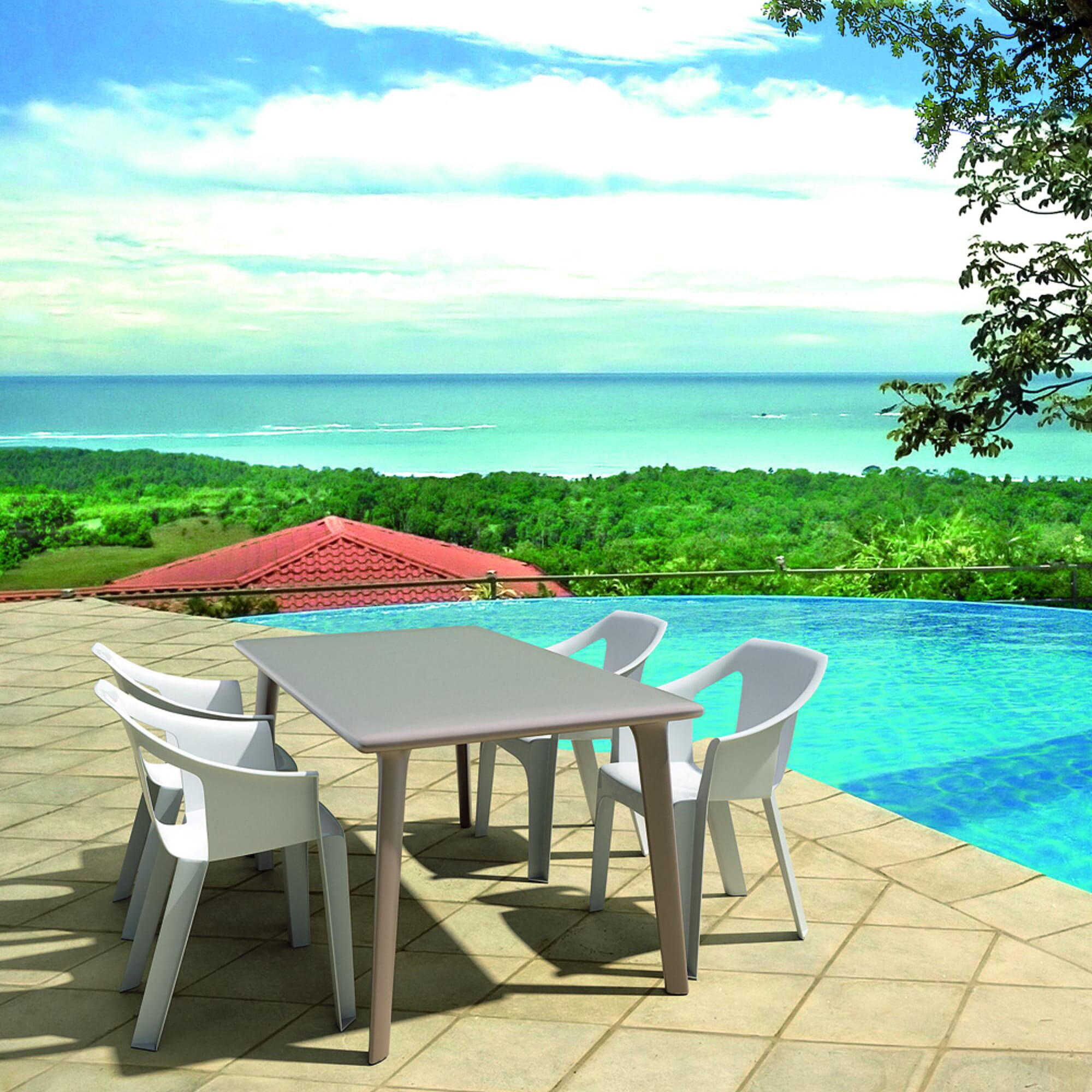 Cadeira de resina COOL BRANCO - 5