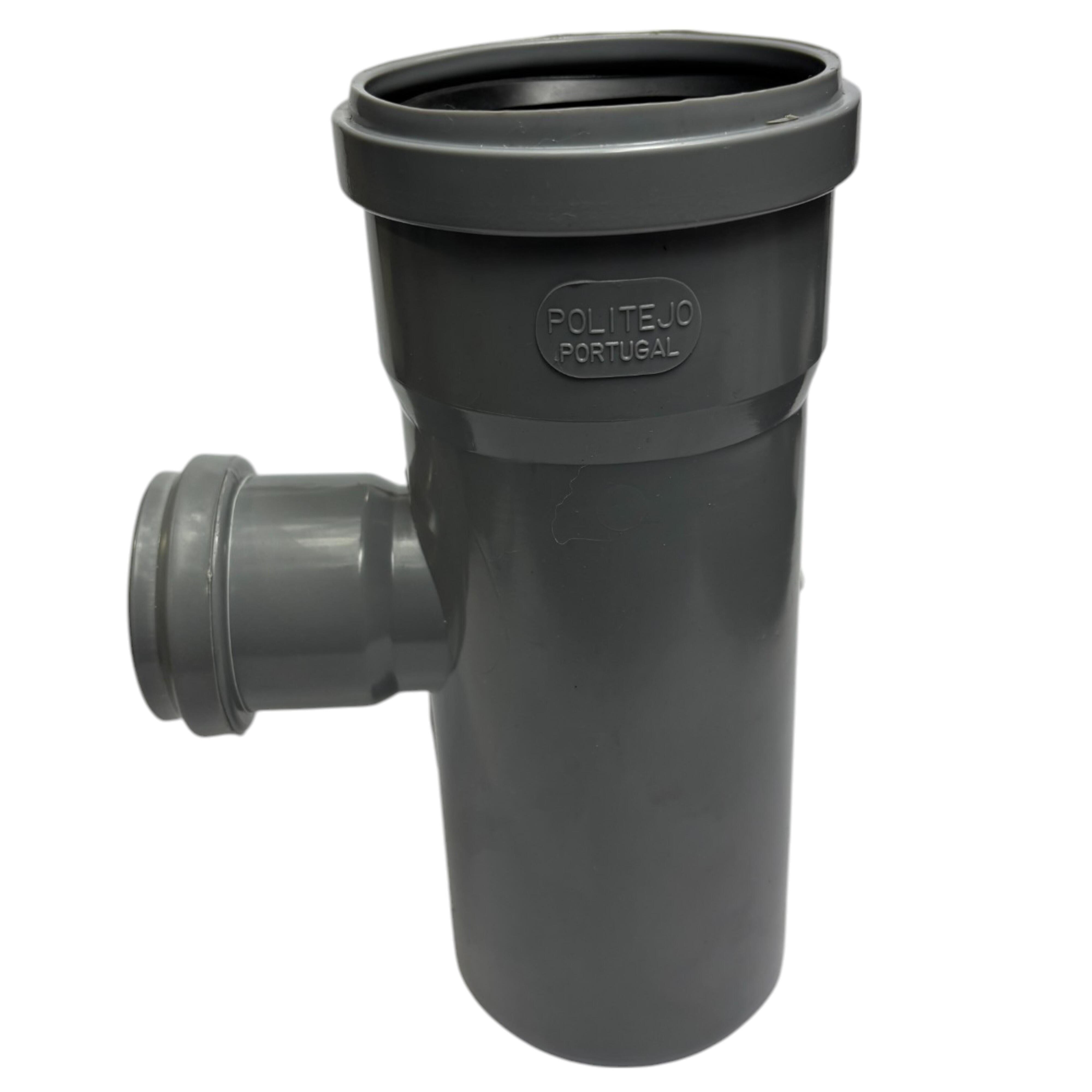 TÊ REDUÇÃO 87º PVC 125x90mm M-F-F | Obramat