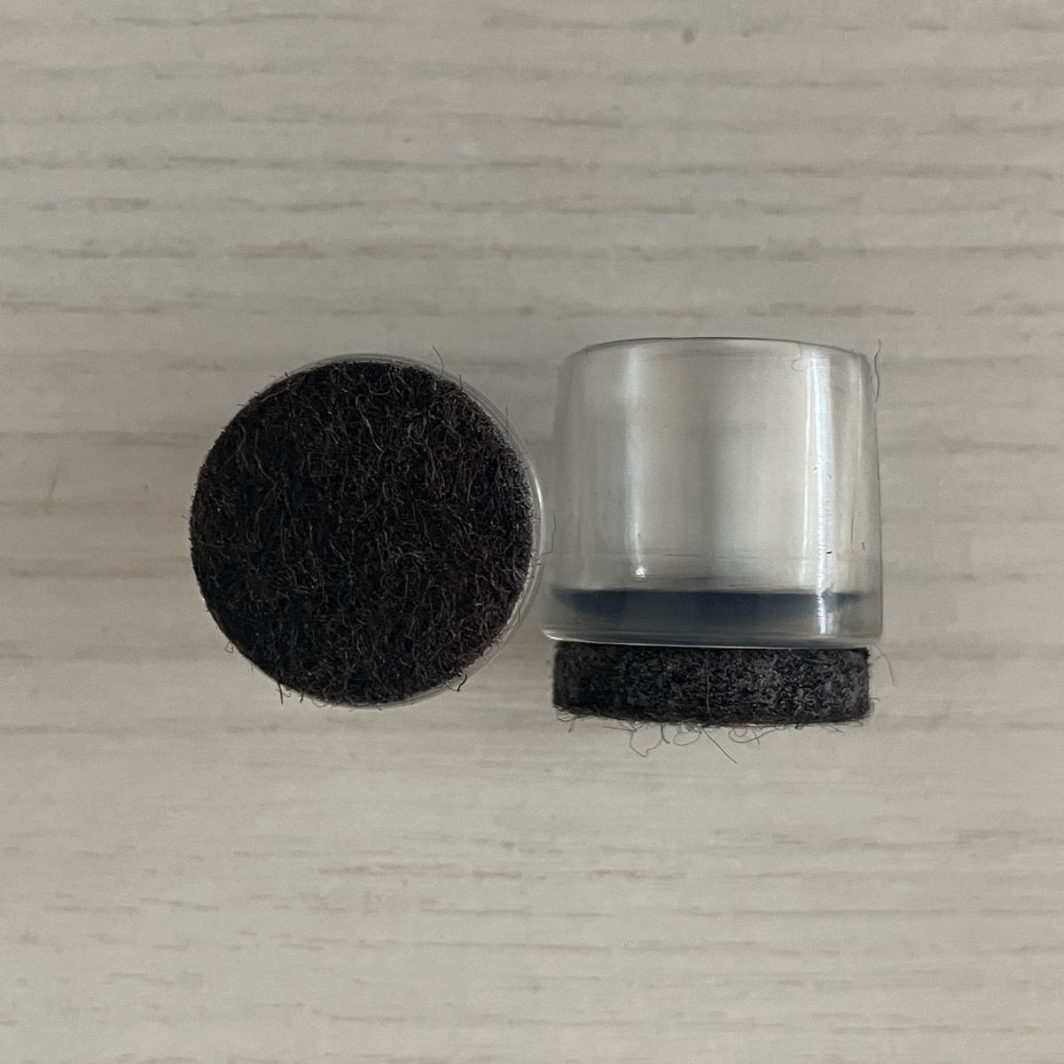 Sottopiede per mobile tondo CLFEL 8/16 in pvc Trasparente Ø 16 x H 20 mm, 8 pezzi - 2