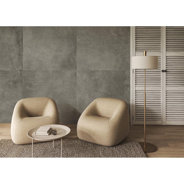 Piastrella da pavimento e rivestimento interno ed esterno in gres porcellanato 60 x 60 cm rettificato antracite opaco METROPOLIS R10 traffico intenso (pei 4/5) Sp. 9 mm 1.44 mq