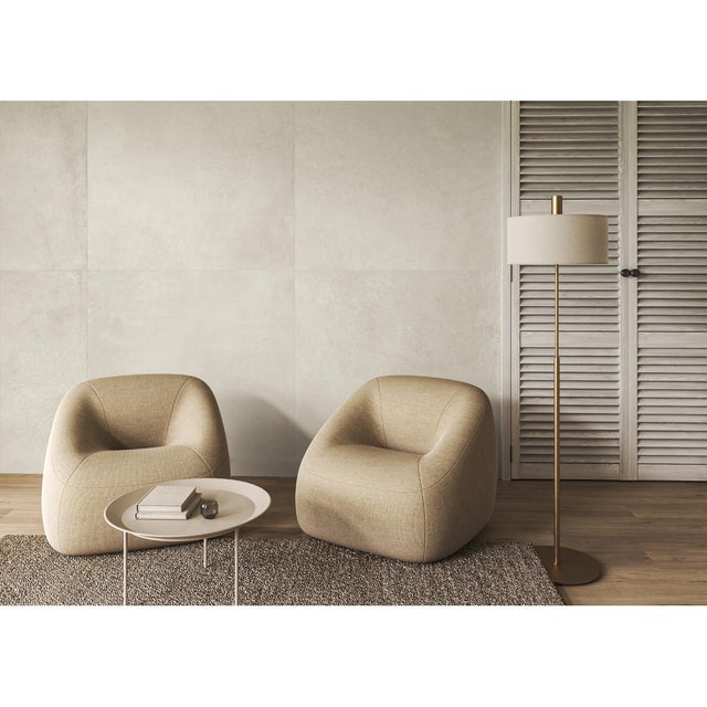 Piastrella da pavimento e rivestimento interno in gres porcellanato 60 x 60 cm rettificato bianco opaco METROPOLIS R10 traffico intenso (pei 4/5) Sp. 9 mm 1.44 mq