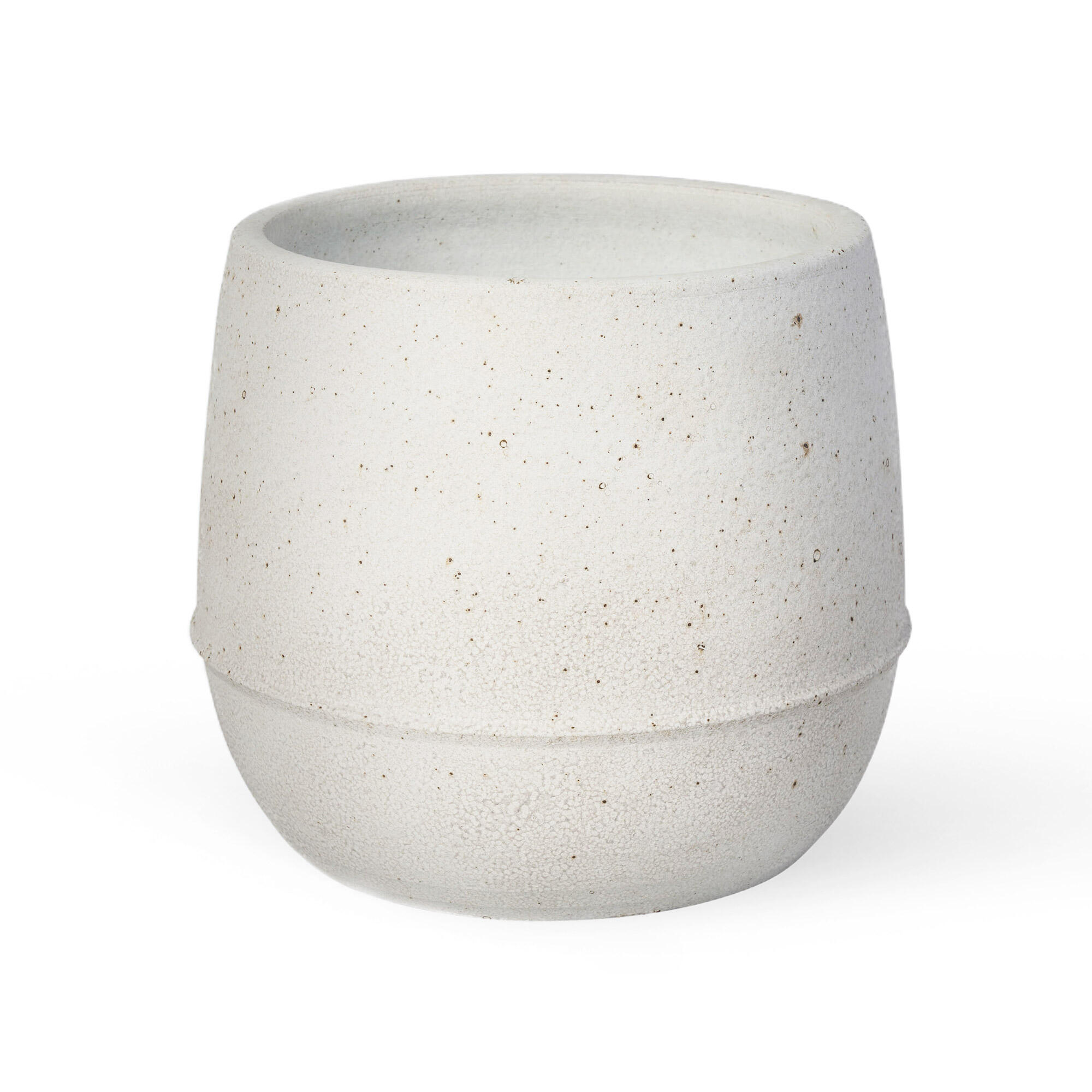 Maceta de cerámica red vega blanco de 20cm