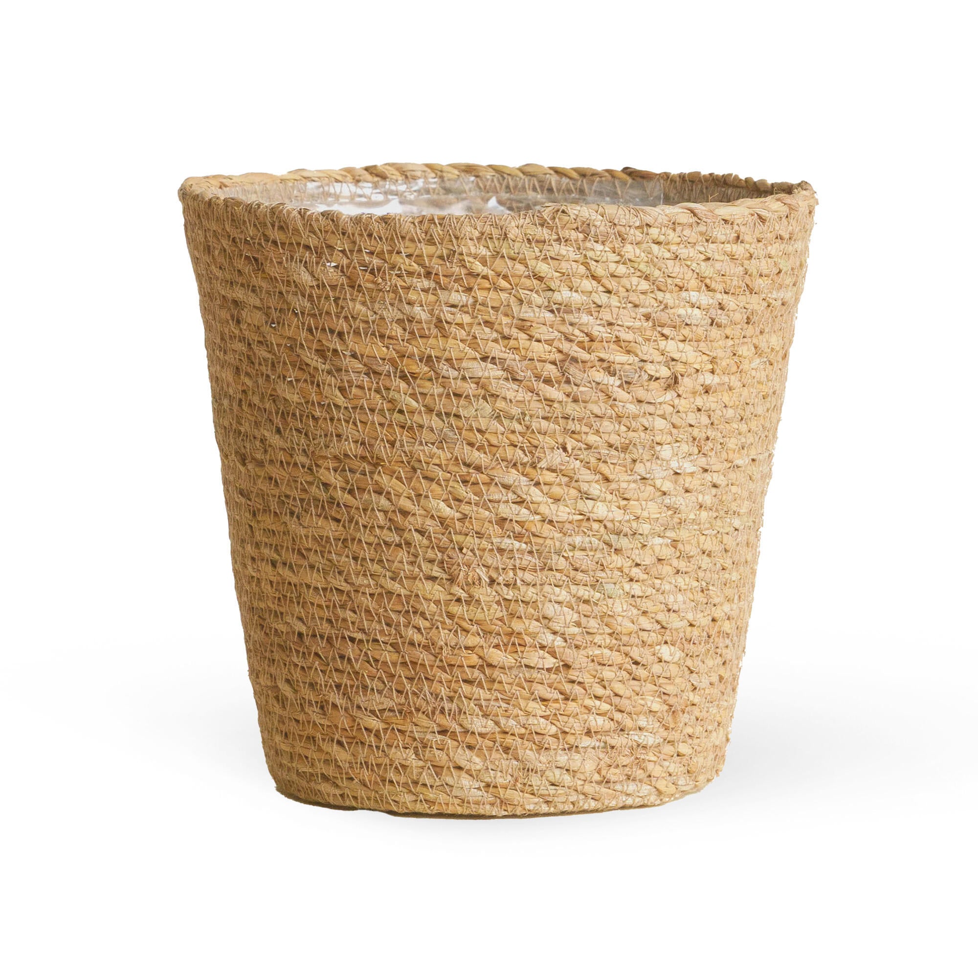 Maceta de mimbre red beige de 17cm