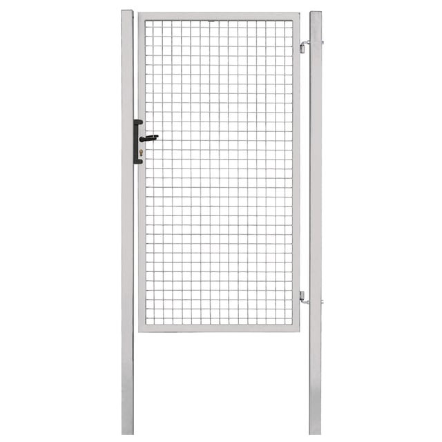 Portillon grillagé Garden+ blanc, l.100 x H.175 cm