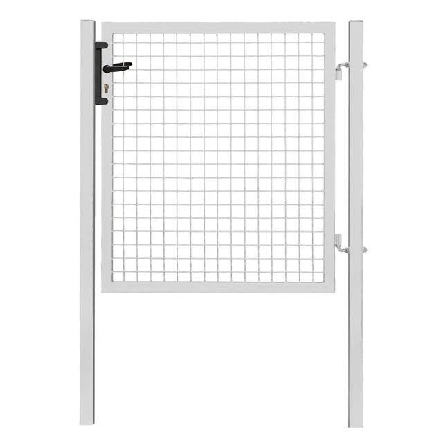 Portillon grillagé Garden+ blanc, l.100 x H.100 cm
