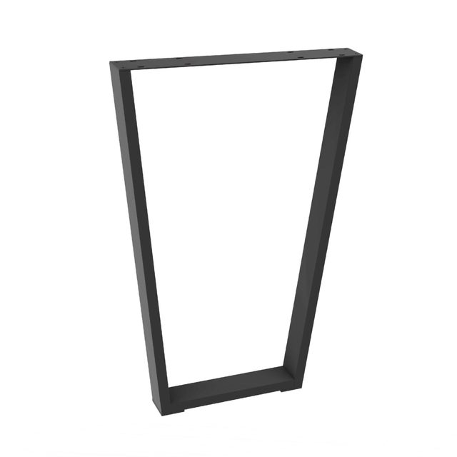PATA ACERO TRAPECIO INVERTIDO DESMONTABLE  87X58X7.5CM NEGRO