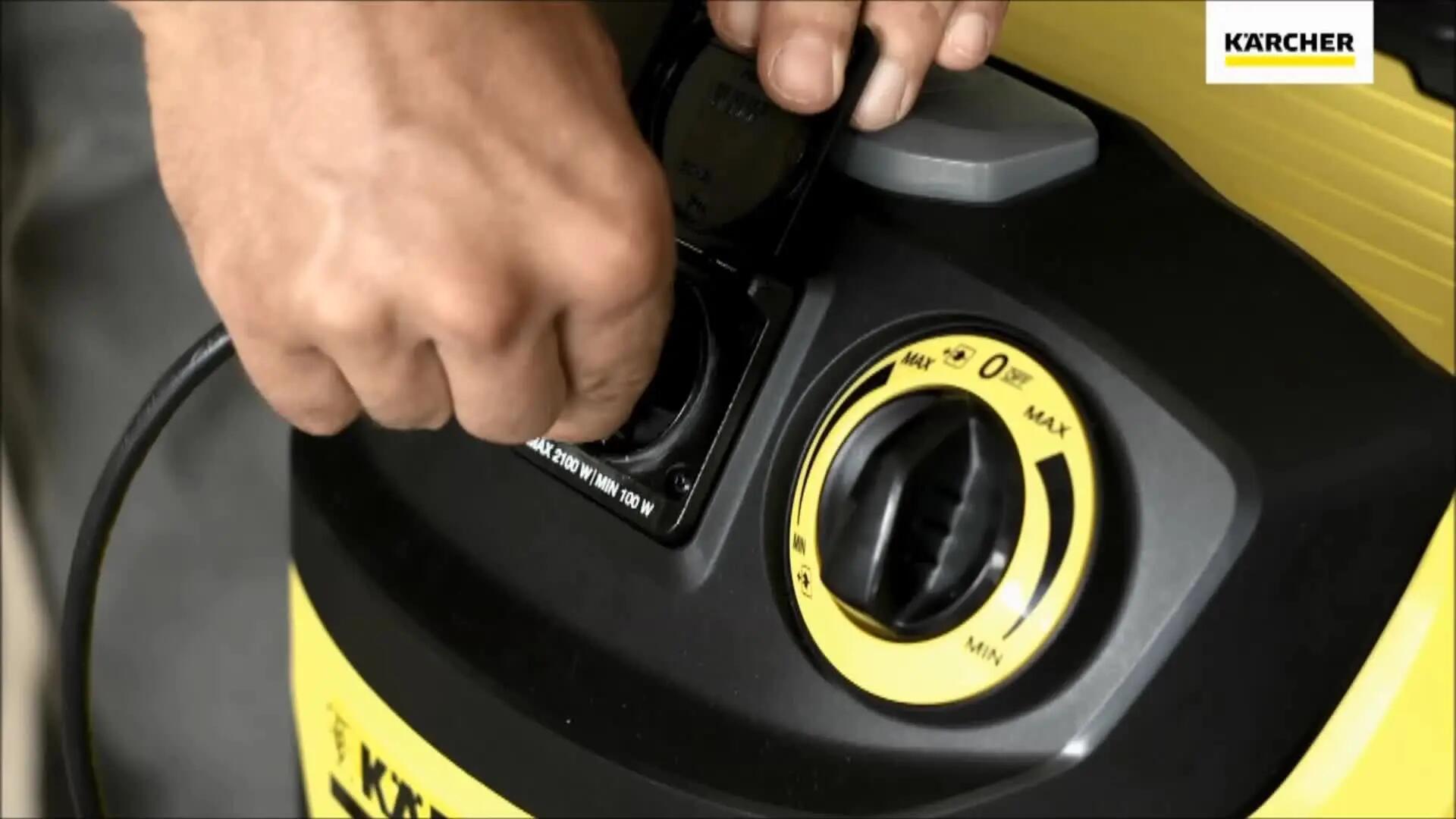 Aspirateur de chantier eau et poussières KARCHER WD6 P S, 28 kPa, 30 l - 2