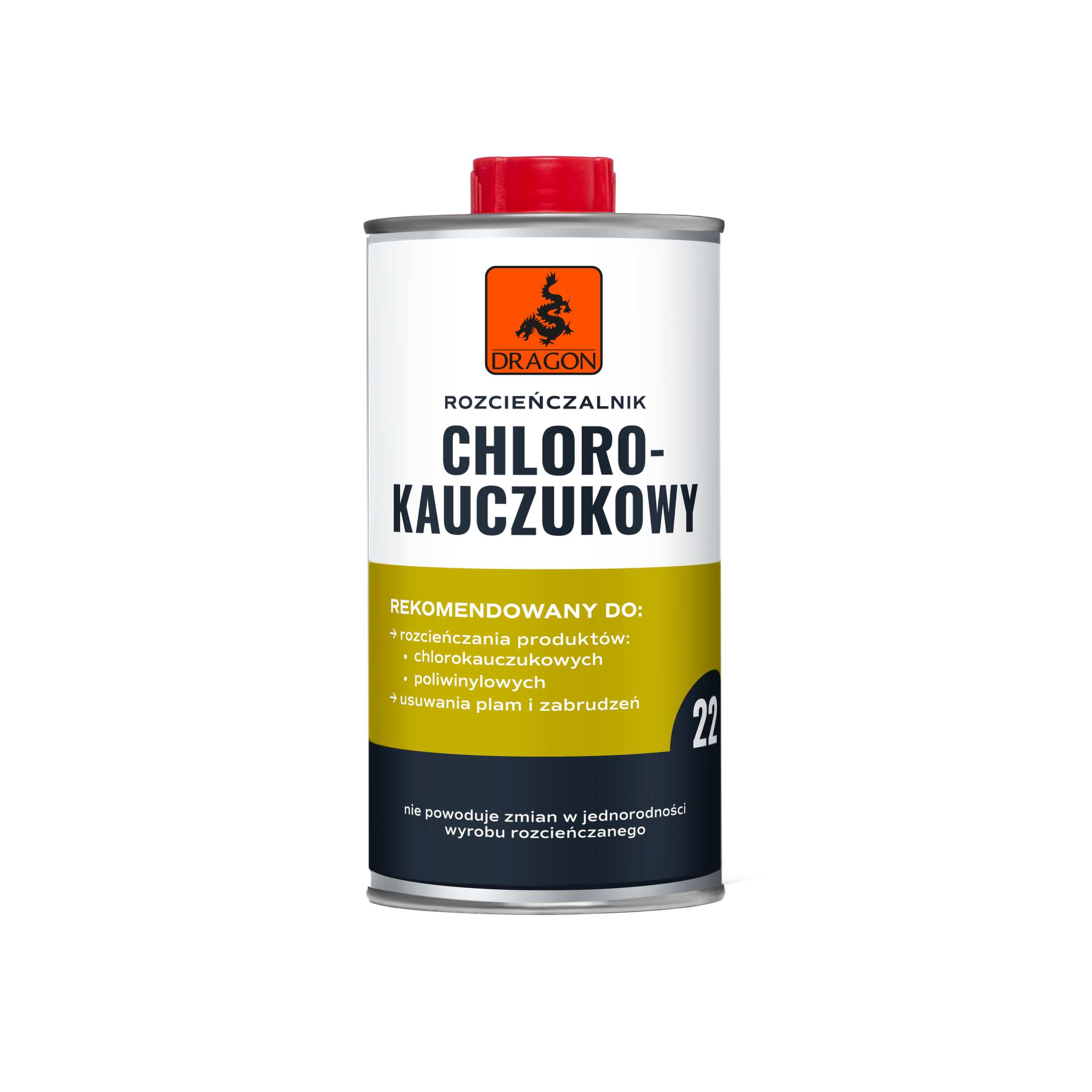 Rozcieńczalnik DO CHLOROKAUCZUKÓW 0.5 l DRAGON