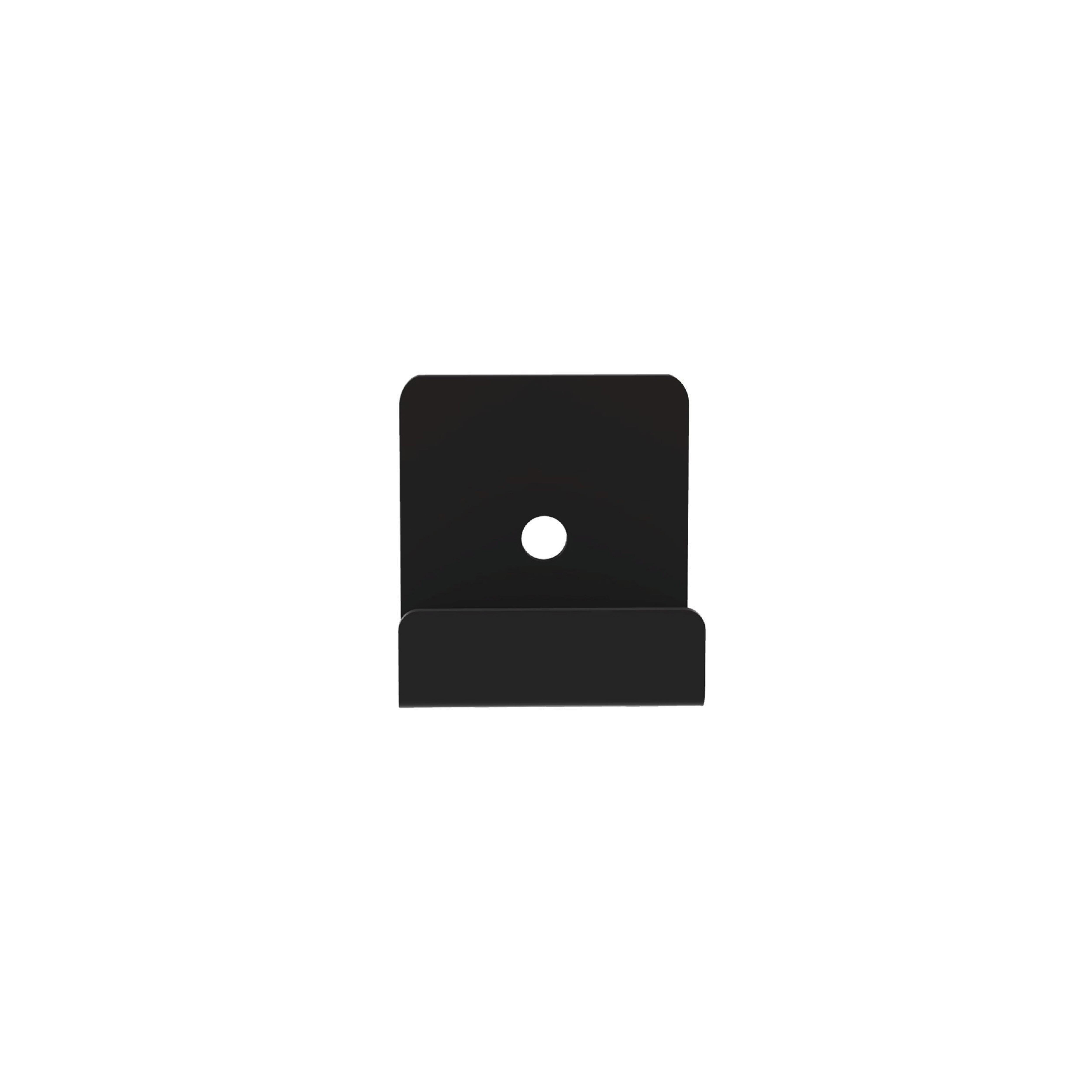 COLGADOR 23X31X30MM NEGRO 2UDS  - 2