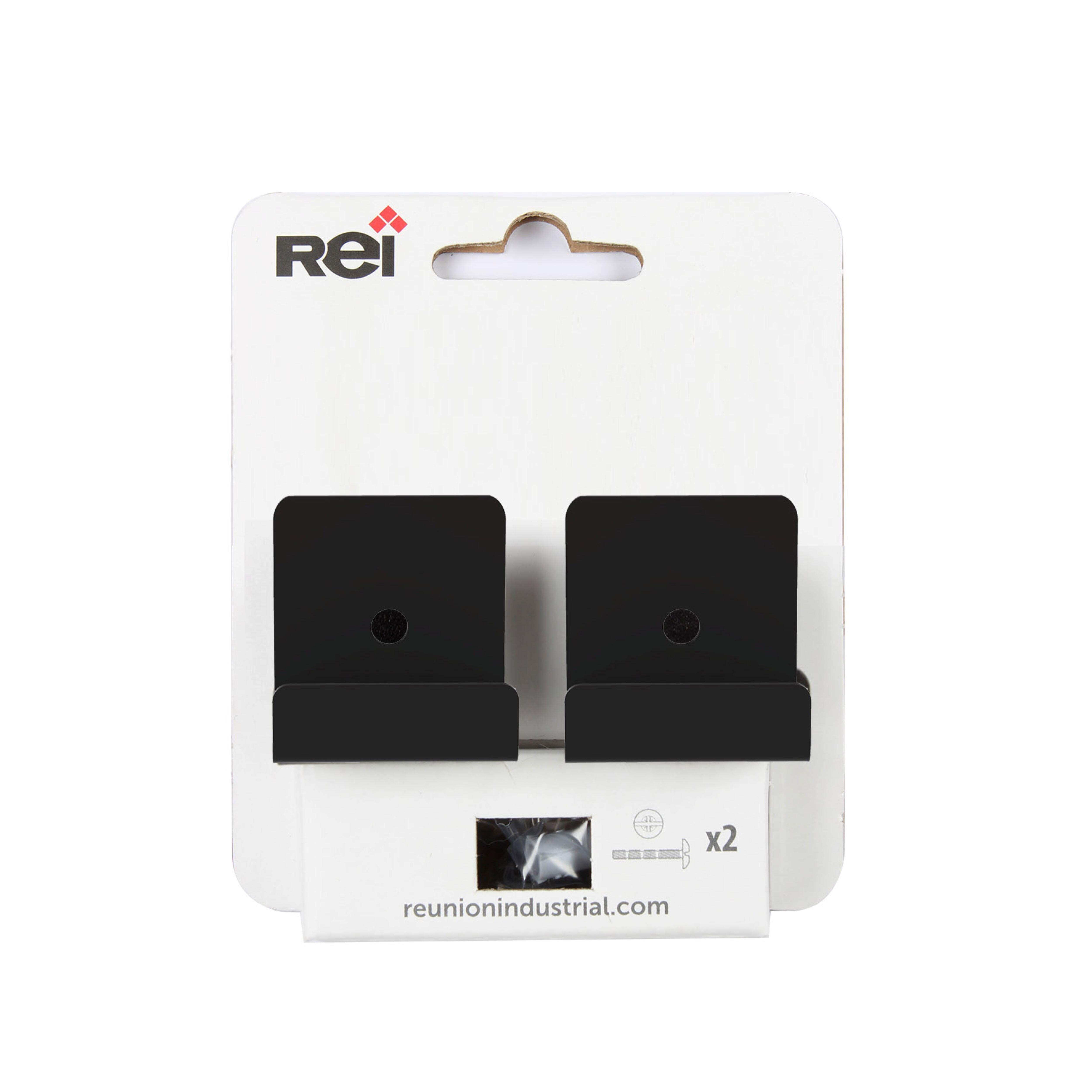COLGADOR 23X31X30MM NEGRO 2UDS  - 4