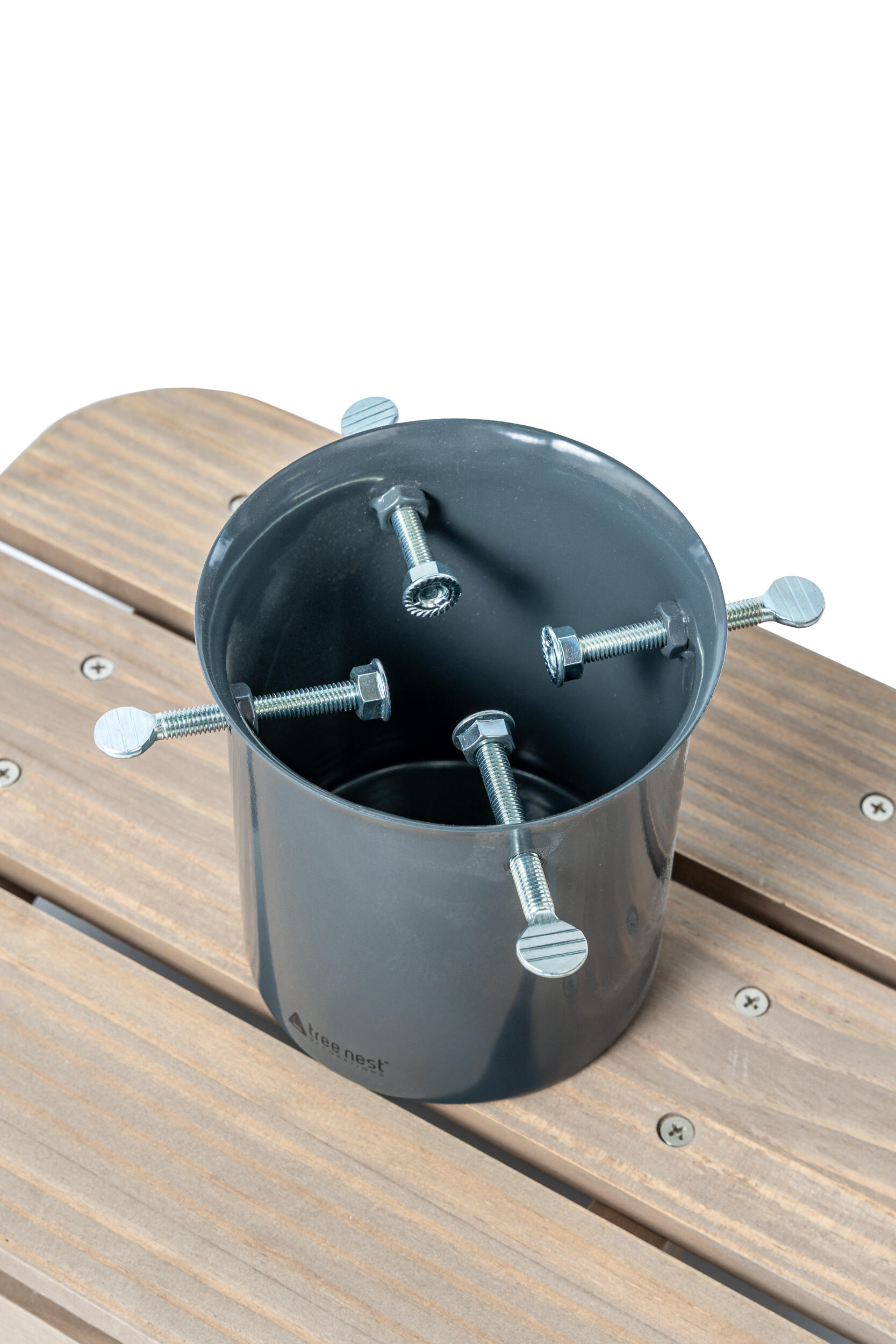 Stojak na choinkę do 2.5m Sanki szer. 54,5 cm drewniany - 3