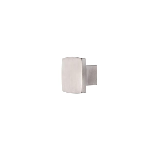 Pomo tirador de mueble metálico níquel satinado mod.2415  25x25mm - 1