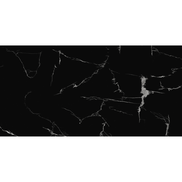 Panele ścienne winylowe 120x60 cm Nero Gloss błyszczący czarny marmur