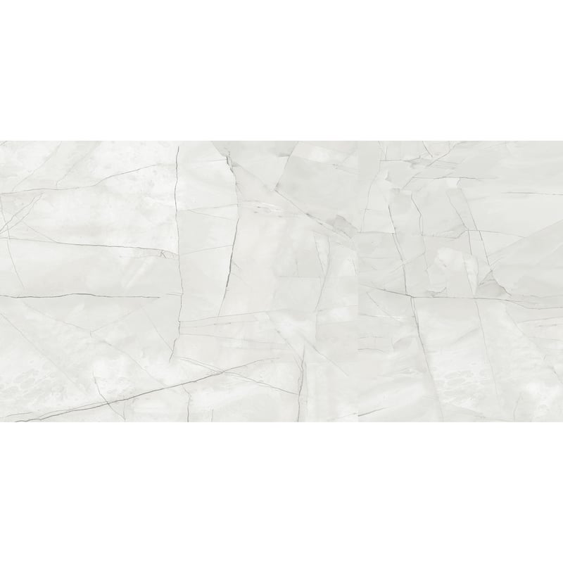 Panele ścienne winylowe samoprzylepne 120x60 cm Artens Valencia White biały marmur