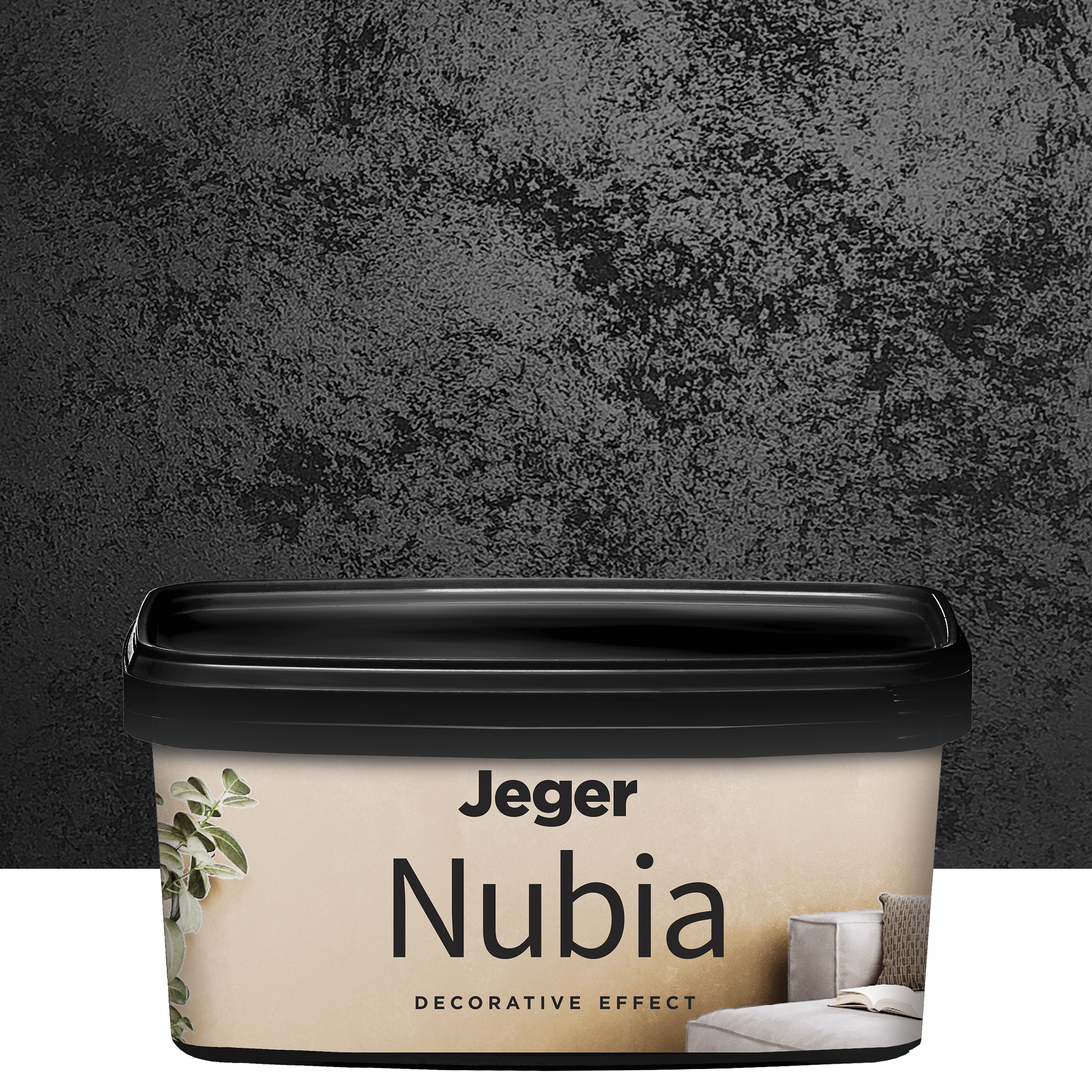 Farba dekoracyjna Nubia Black 1 l Jeger