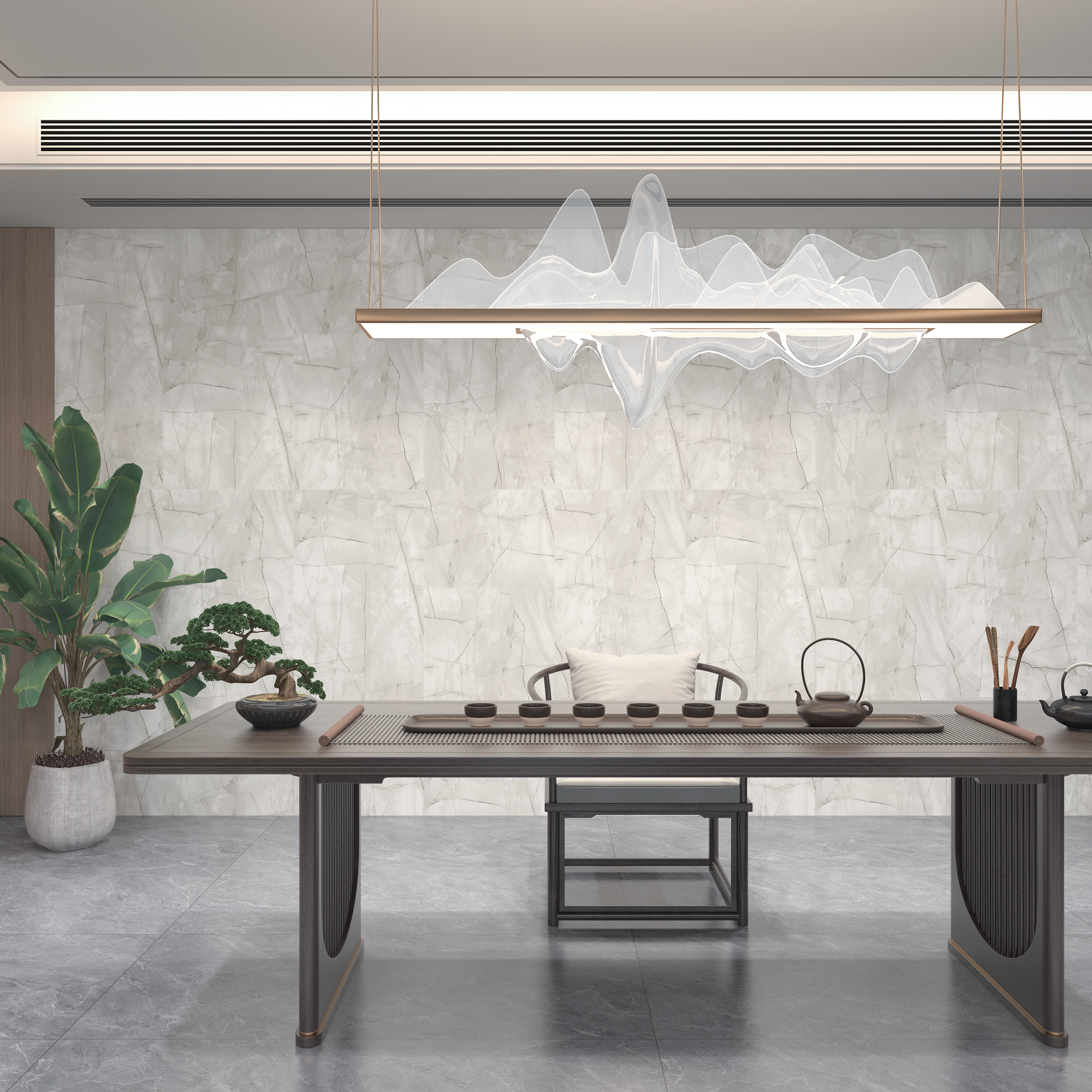 Panele ścienne winylowe 120x60 cm Artens Valencia Beige beżowy marmur - 2