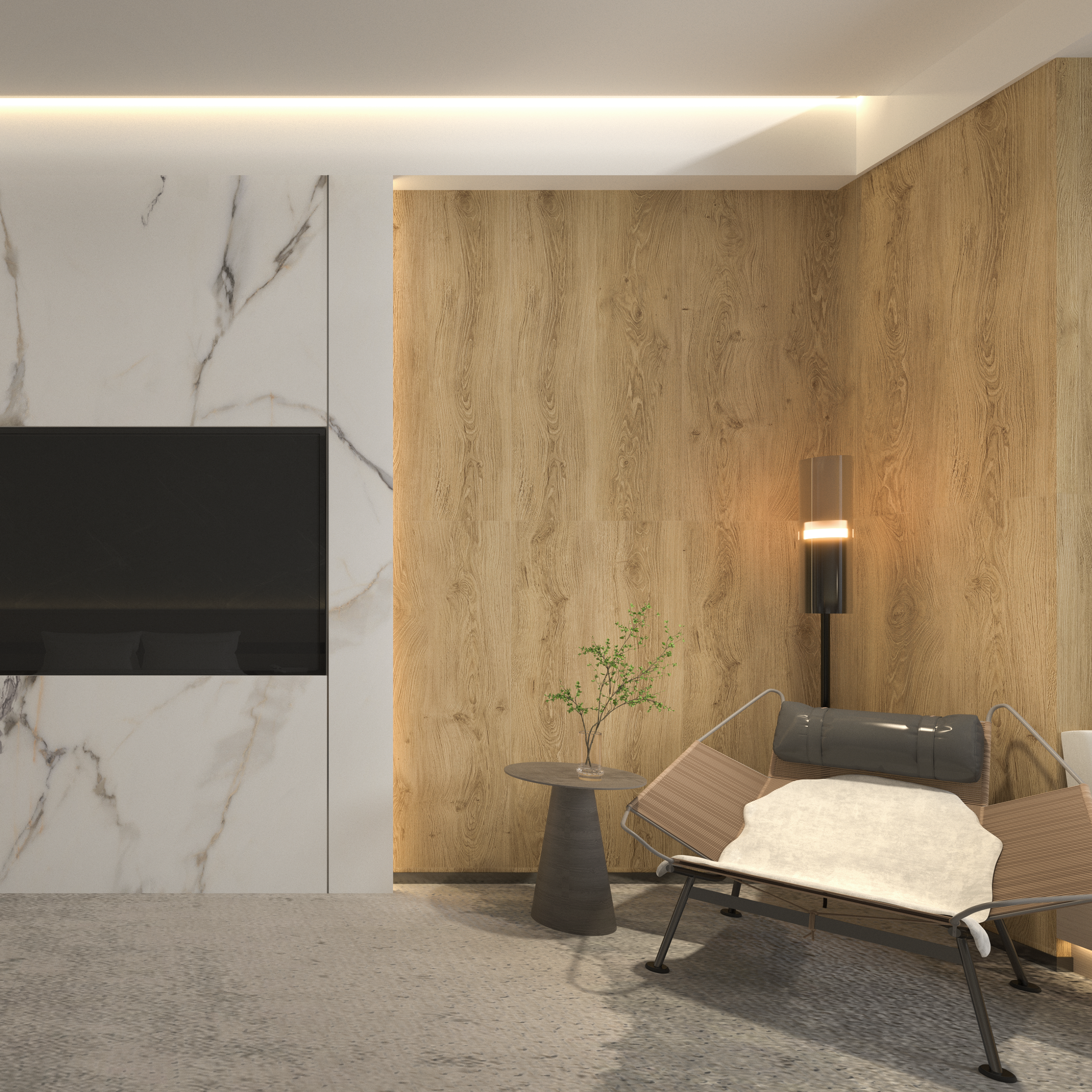 Panele ścienne winylowe 120x60 cm Artens Sorrento Wood naturalne drewno - 2