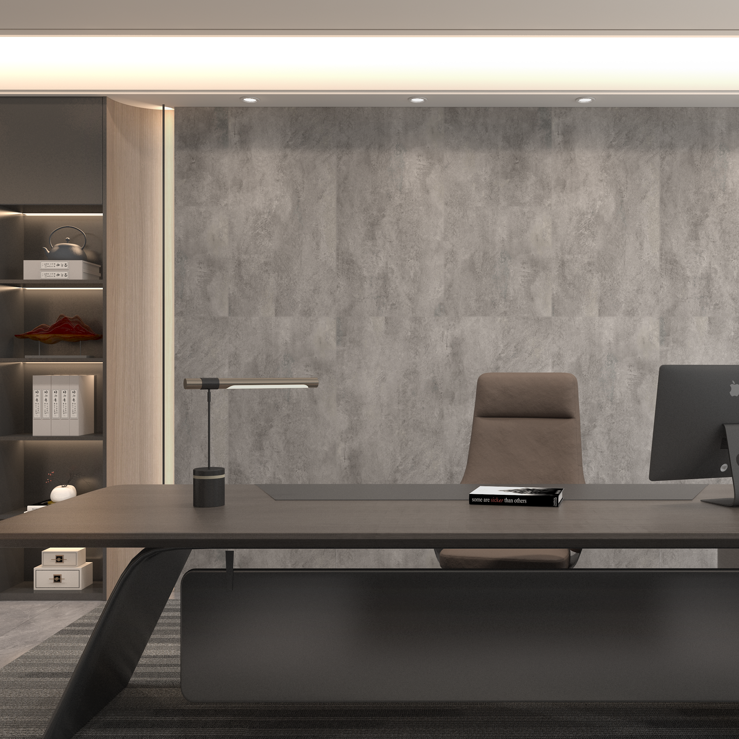 Panele ścienne winylowe 120x60 cm Soft Concrete biały marmur - 2