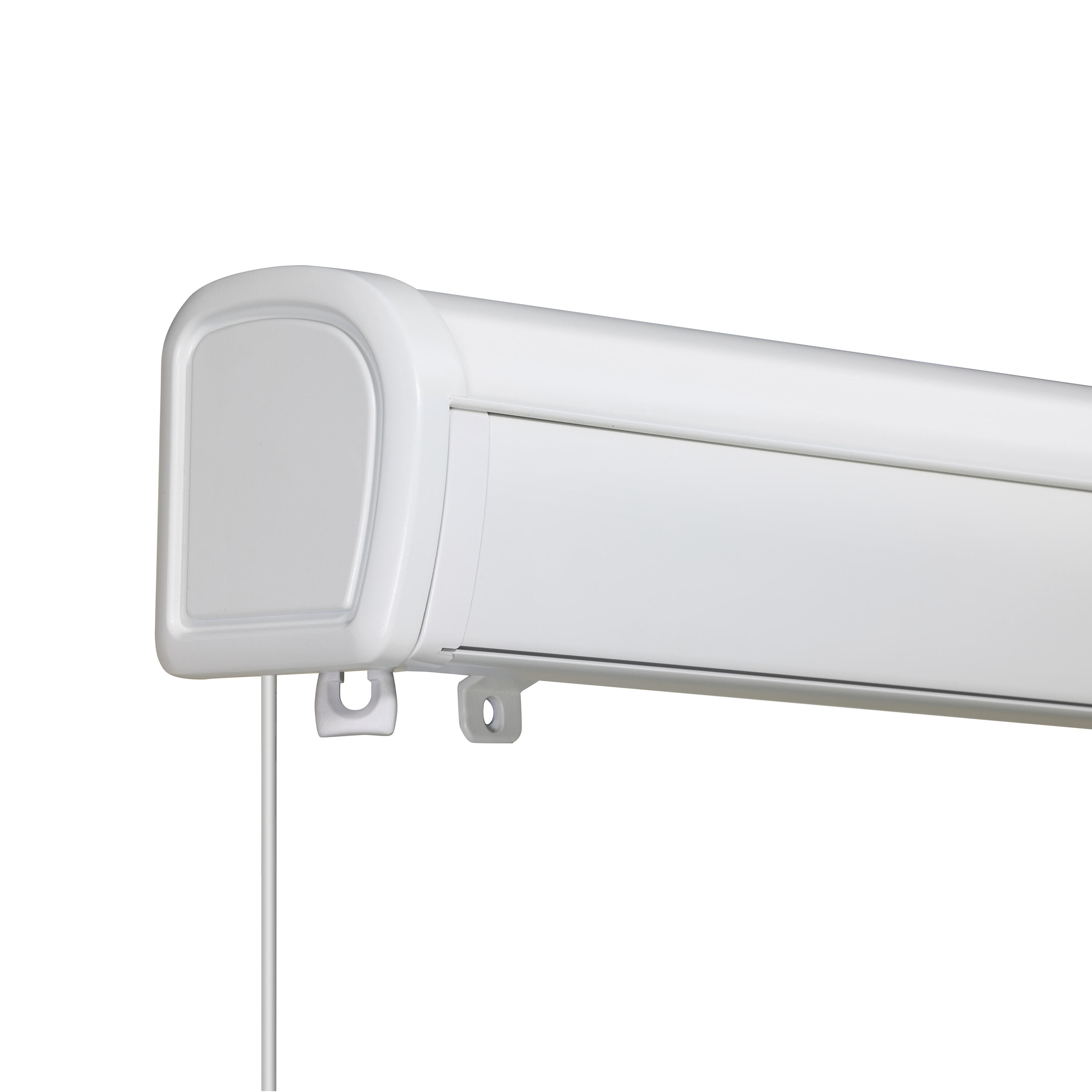 Toldo brazo extensible 3.95x3m para terraza Zefir II motorizado con mando cofre blanco tela poliéster beige - 10