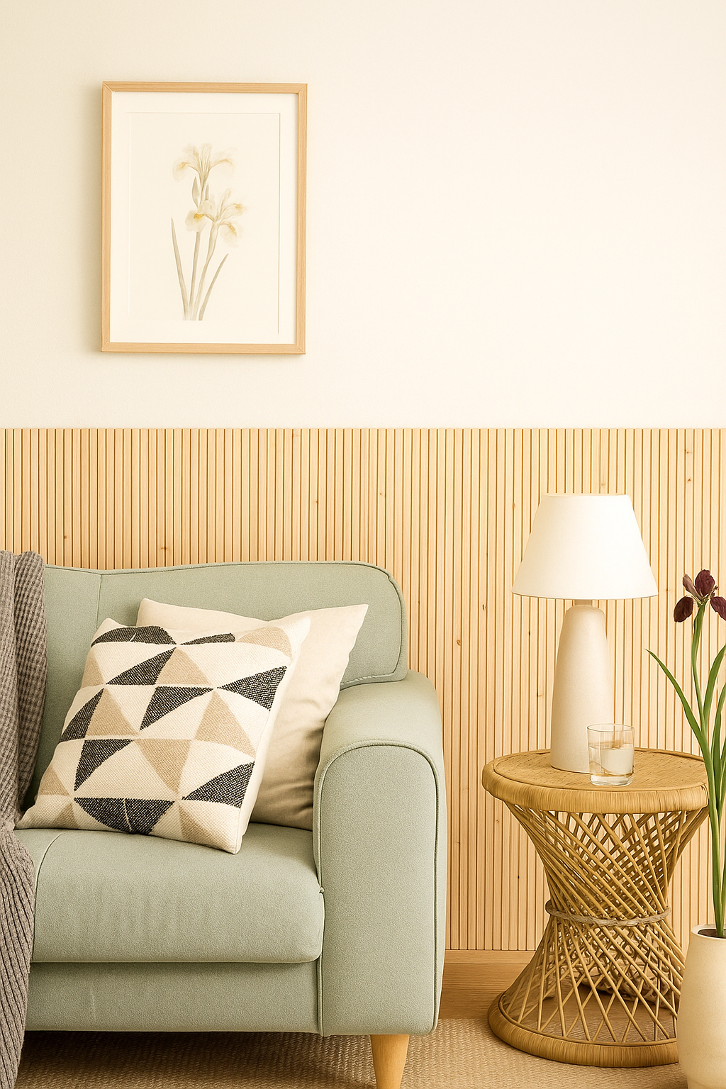 Revestimiento de pared de madera maciza abeto natural 13mm de espesor 1,15 m2/caja