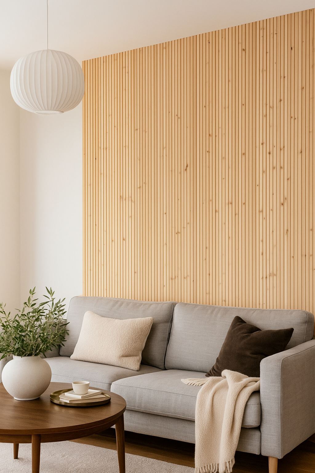 Revestimiento de pared de madera maciza abeto natural barnizado mate 13mm de espesor 2,30 m2/caja