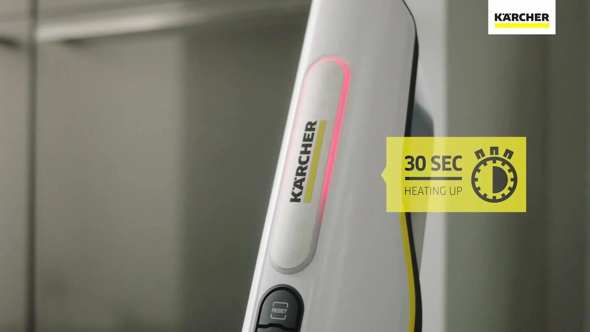 Balai vapeur blanc KARCHER SC3 UPRIGHT EASYFIX, 1600 W - 2
