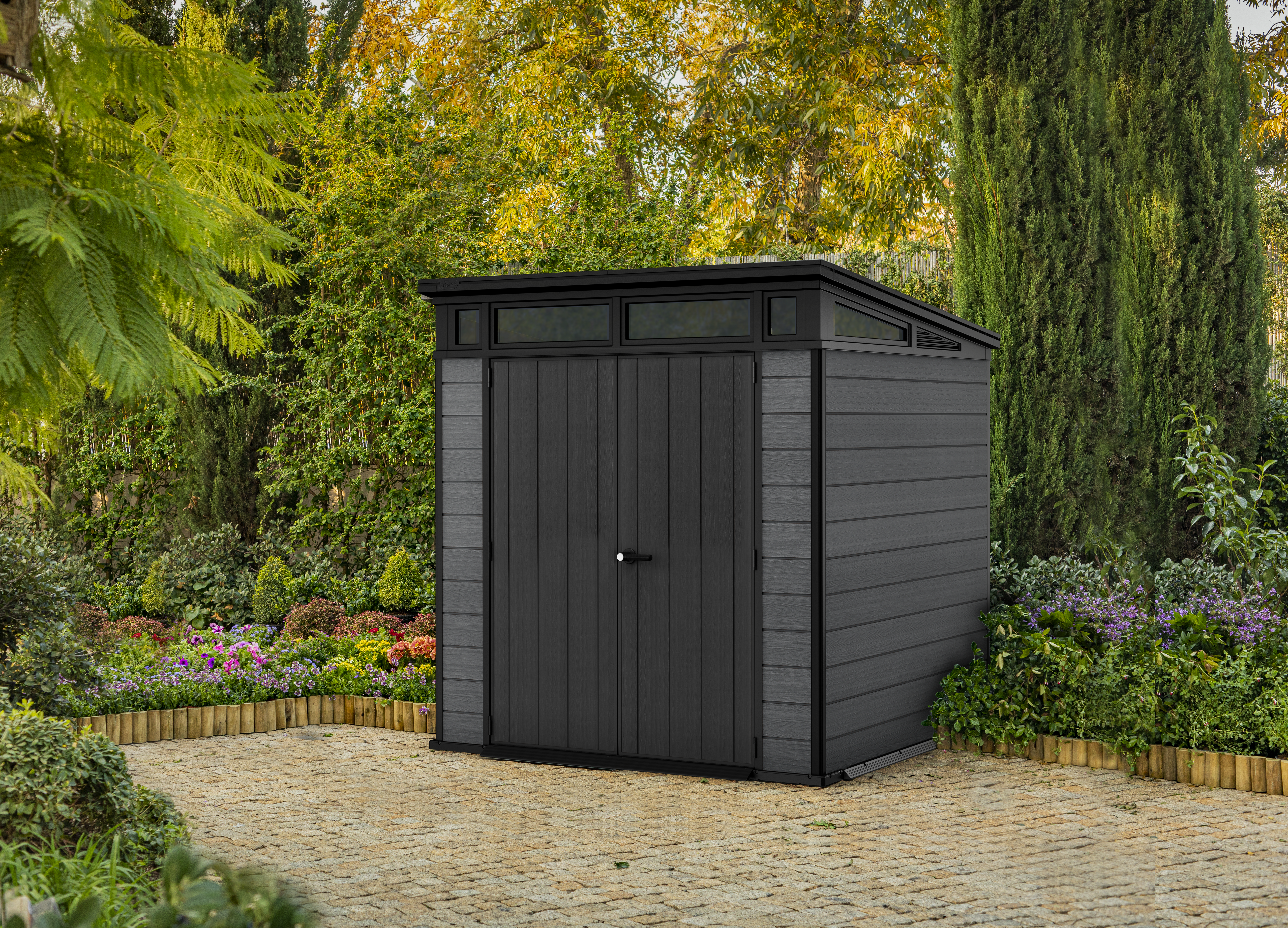 Abri de jardin résine KETER Cortina 77 Ep.20 mm, 4.7 m² - 5