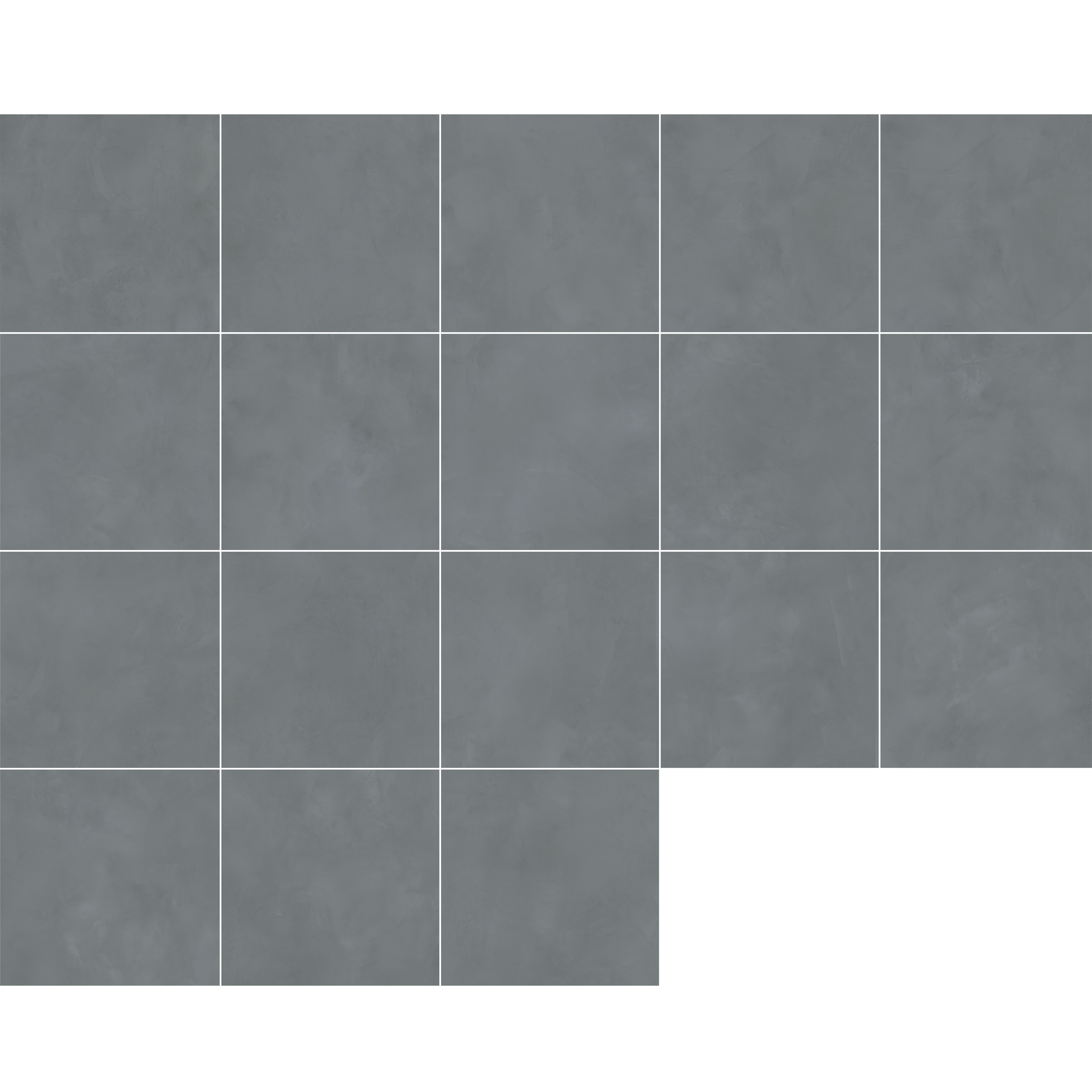 Carrelage sol/mur intérieur effet béton bleu foncé Olympial.59.5xL.59.5cm ARTENS - 7