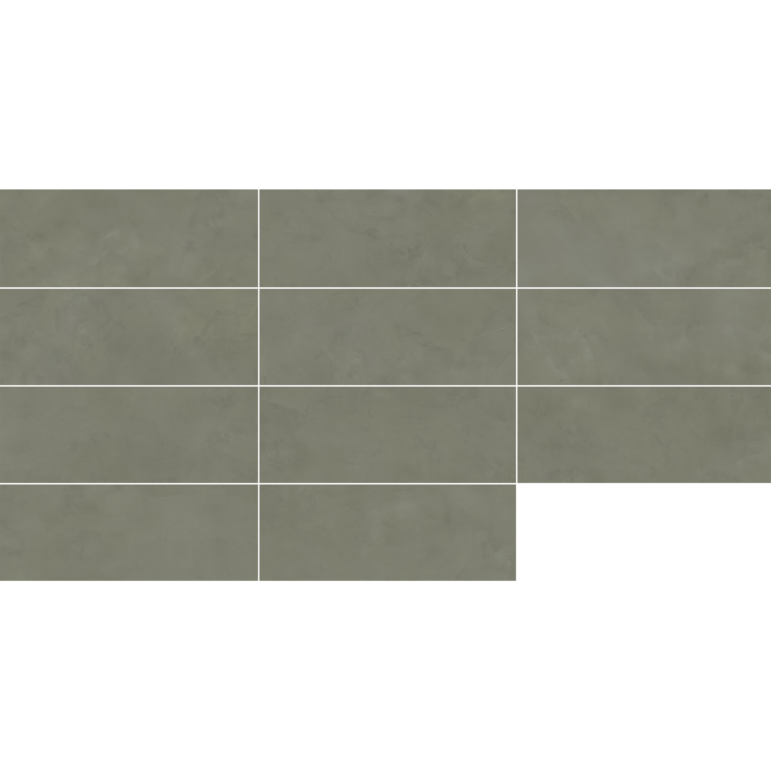 Carrelage mur intérieur effet béton kaki Olympia l.33.3 x L.90 cm ARTENS - 7
