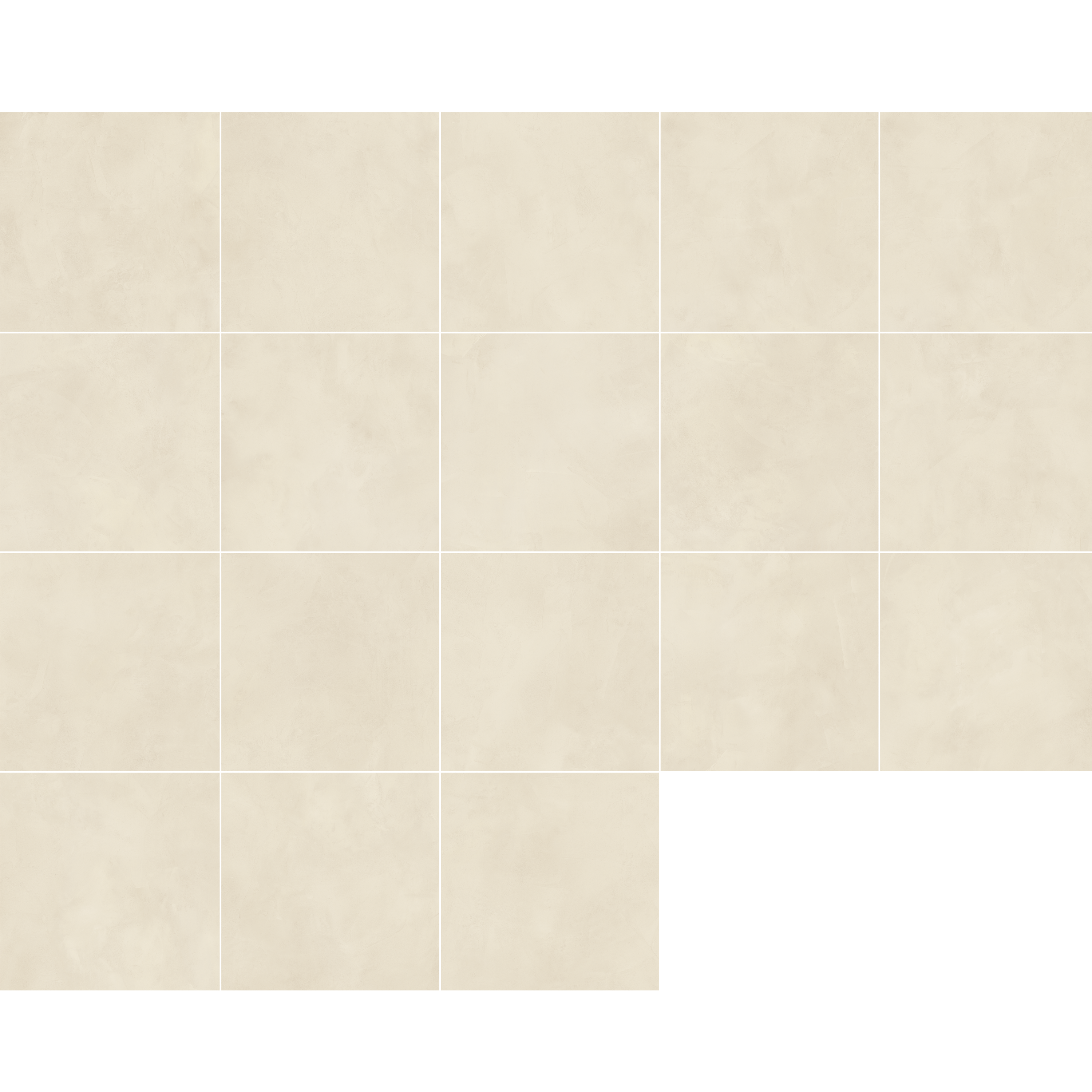 Carrelage sol/mur intérieur effet béton beige Olympia l.59.5 x L.59.5 cm ARTENS - 8