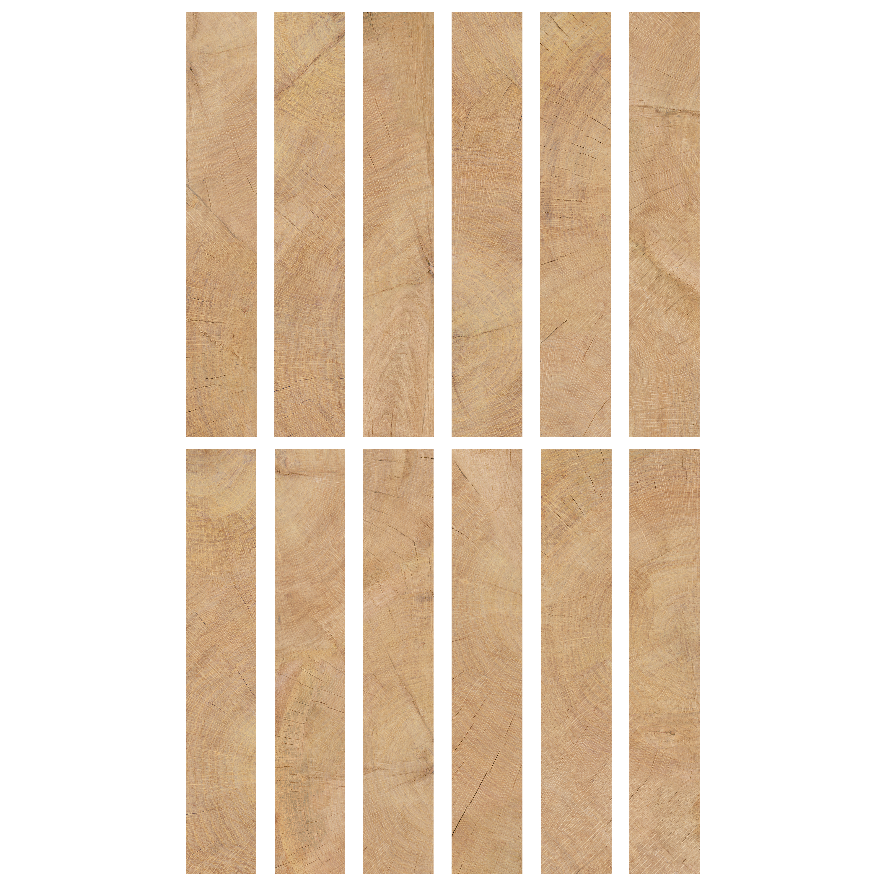 Carrelage sol/mur intérieur effet bois naturel Nazca l.20 x L.120 cm ARTENS - 6