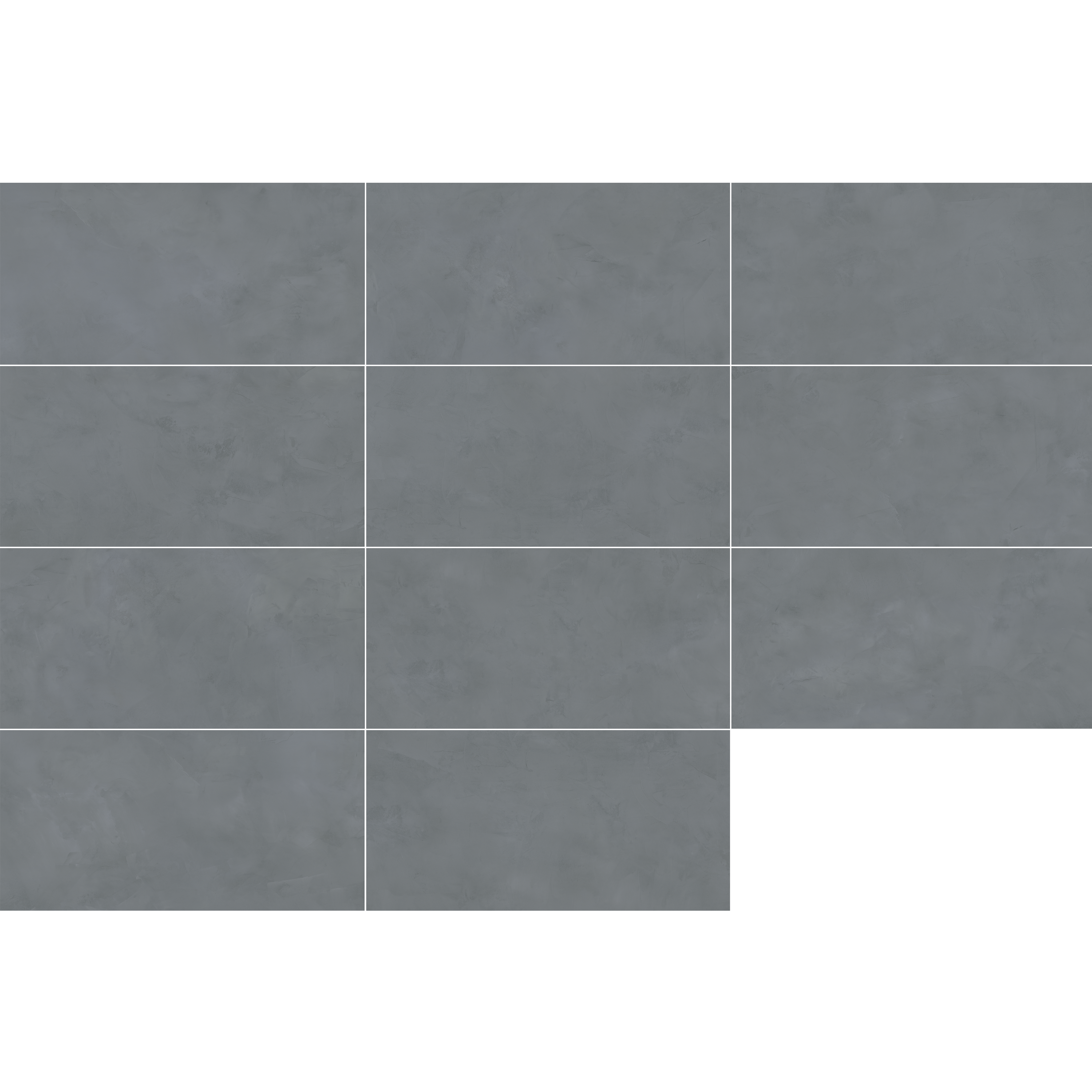Carrelage sol/mur intérieur effet béton bleu foncé Olympia l.59.5xL.120cm ARTENS - 7