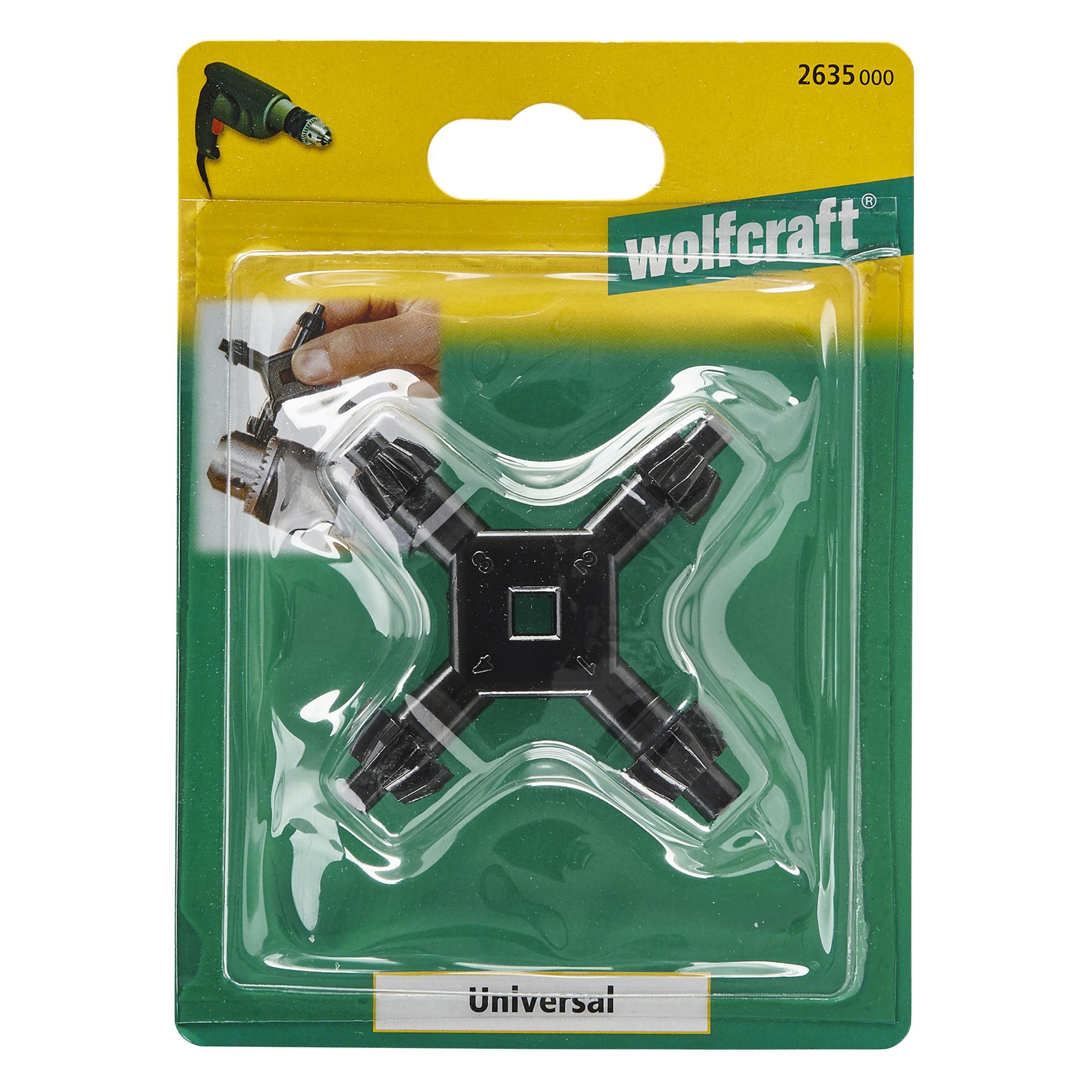 Llave universal portabrocas WOLFCRAFT - 4
