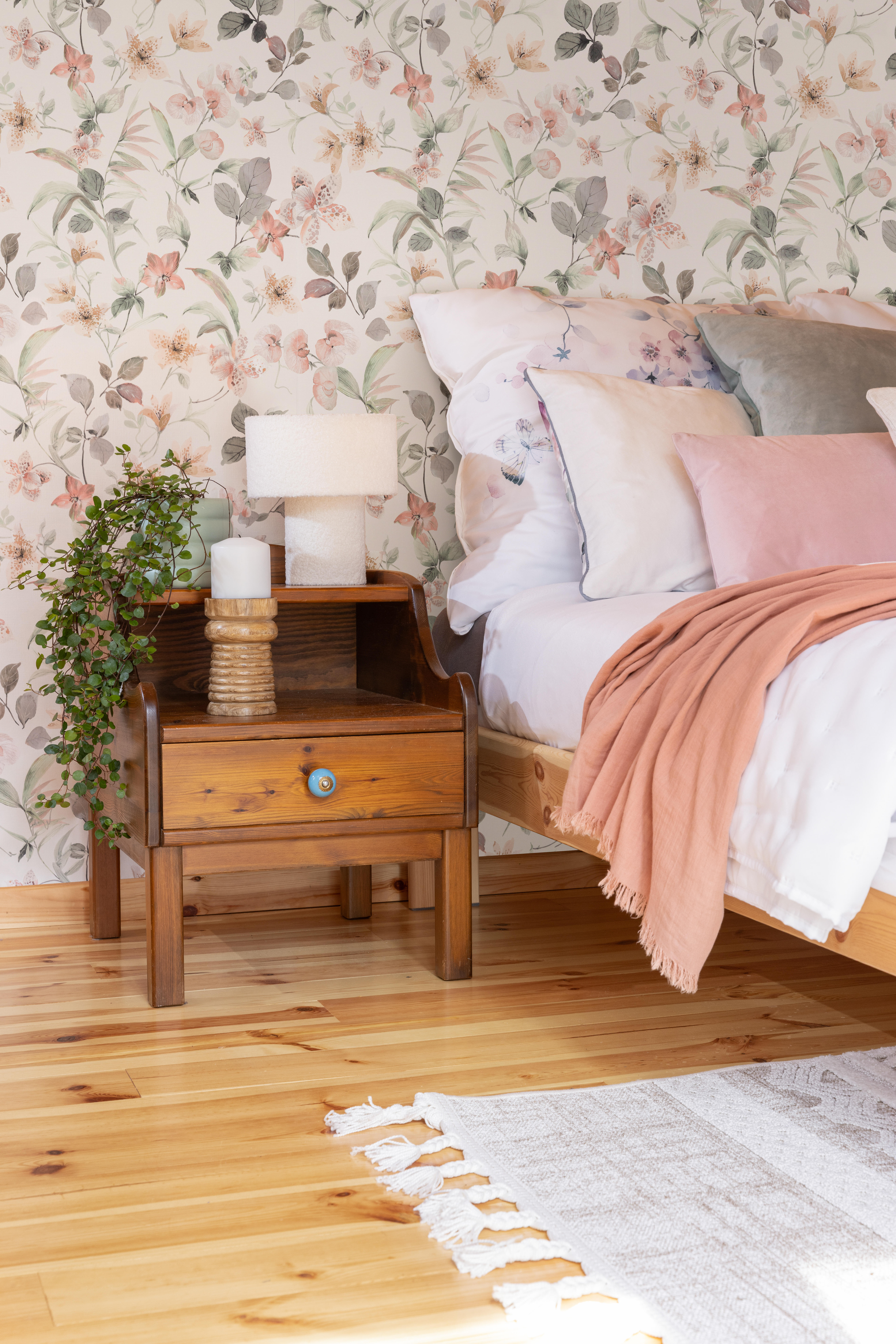 Lampa stołowa Nans biała E27 Inspire - 7