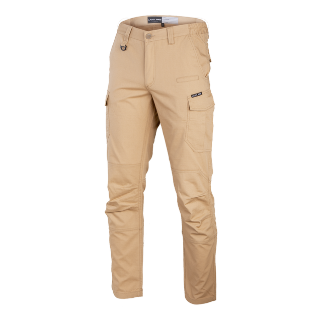 Spodnie robocze męskie bojówki beżowe rozmiar XL