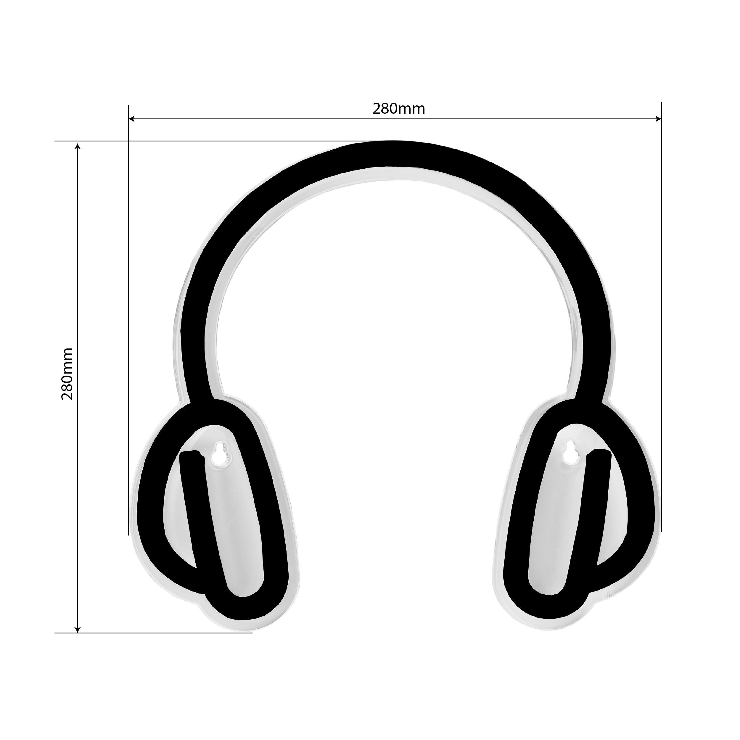 Kinkiet Neon H-Phones USB na baterie Goldlux - 3