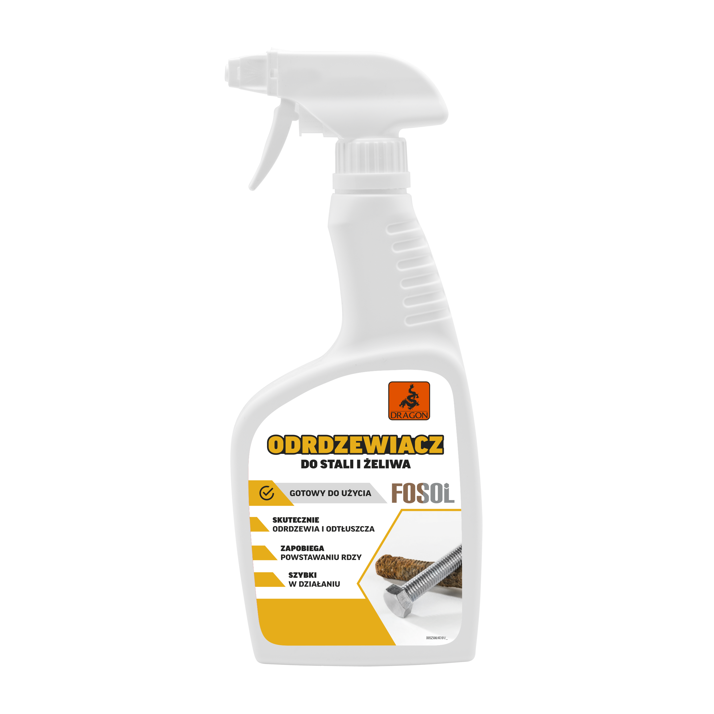 Odrdzewiacz do stali i żeliwa Fosol 500 ml Dragon