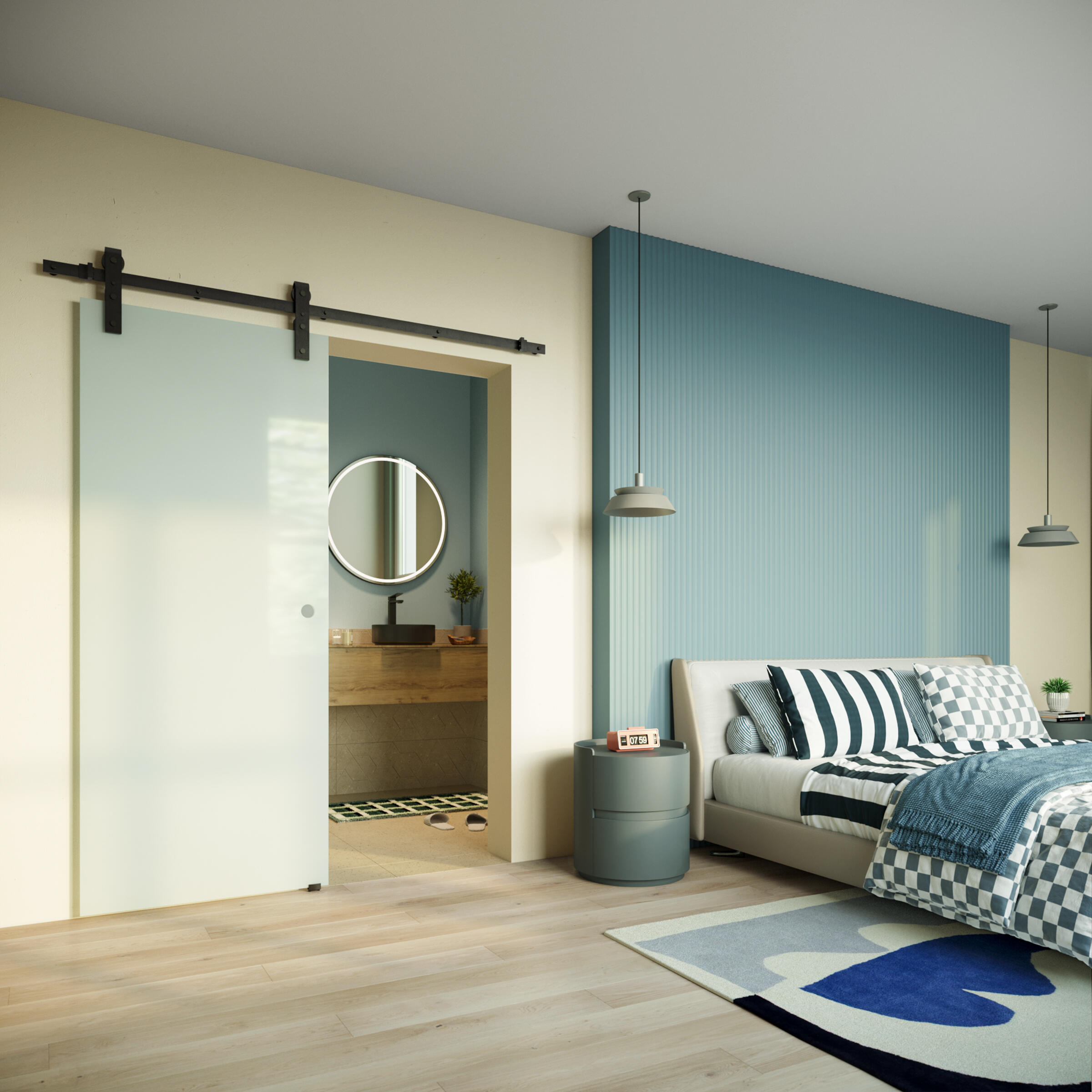 Lot de 3 panneaux MDF à peindre Lavik ARTENS, 260x22.5 cm - 9