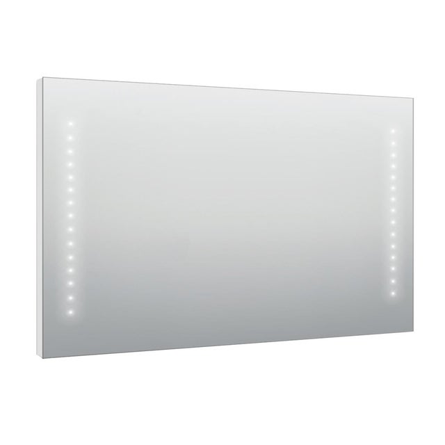 Specchio con illuminazione integrata bagno rettangolare Hollywood SENSEA L 120 x H 70 x P 2.5 cm
