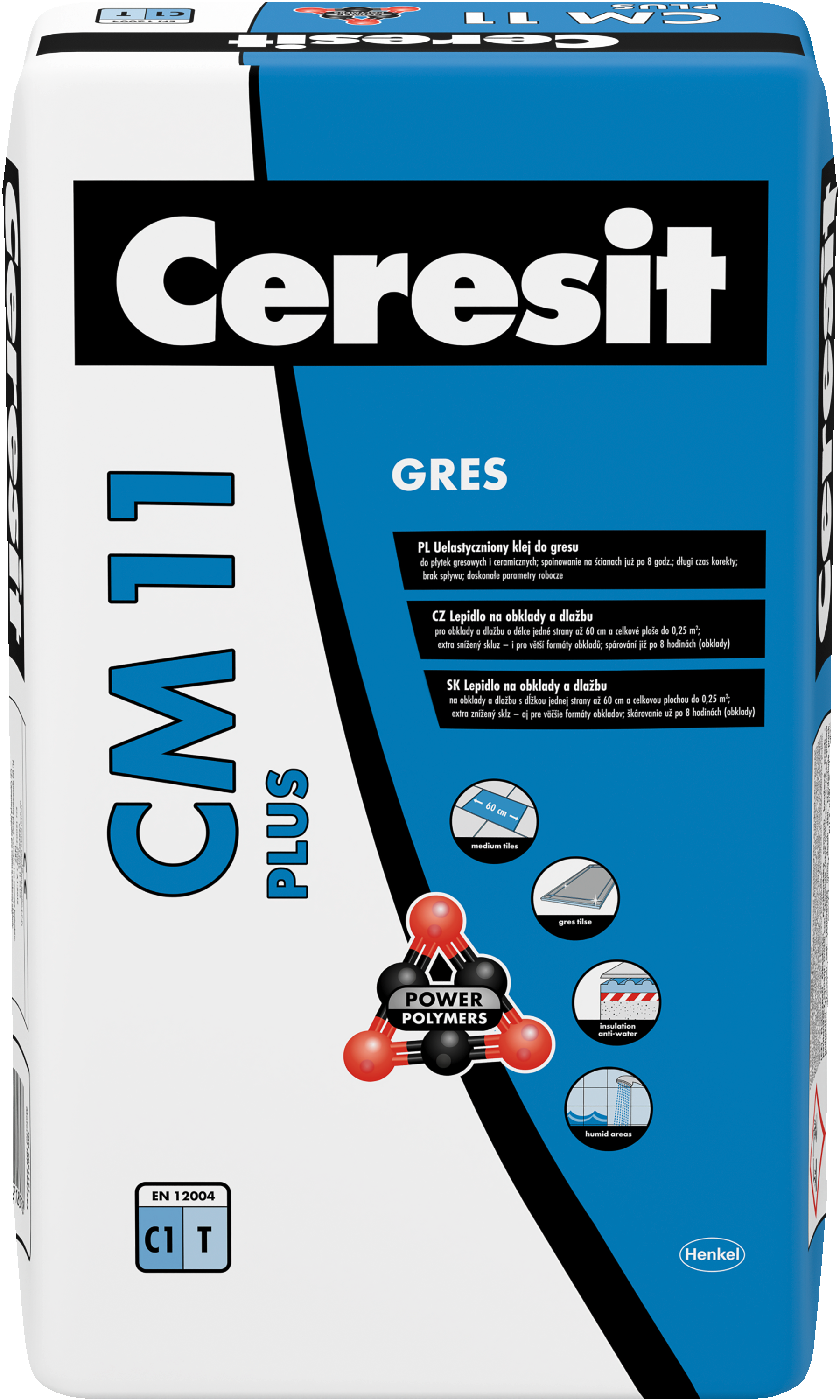 Zaprawa klejowa CM11 PLUS 22.5 KG CERESIT - Leroy Merlin