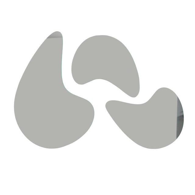 Specchio Tris rolling ovale